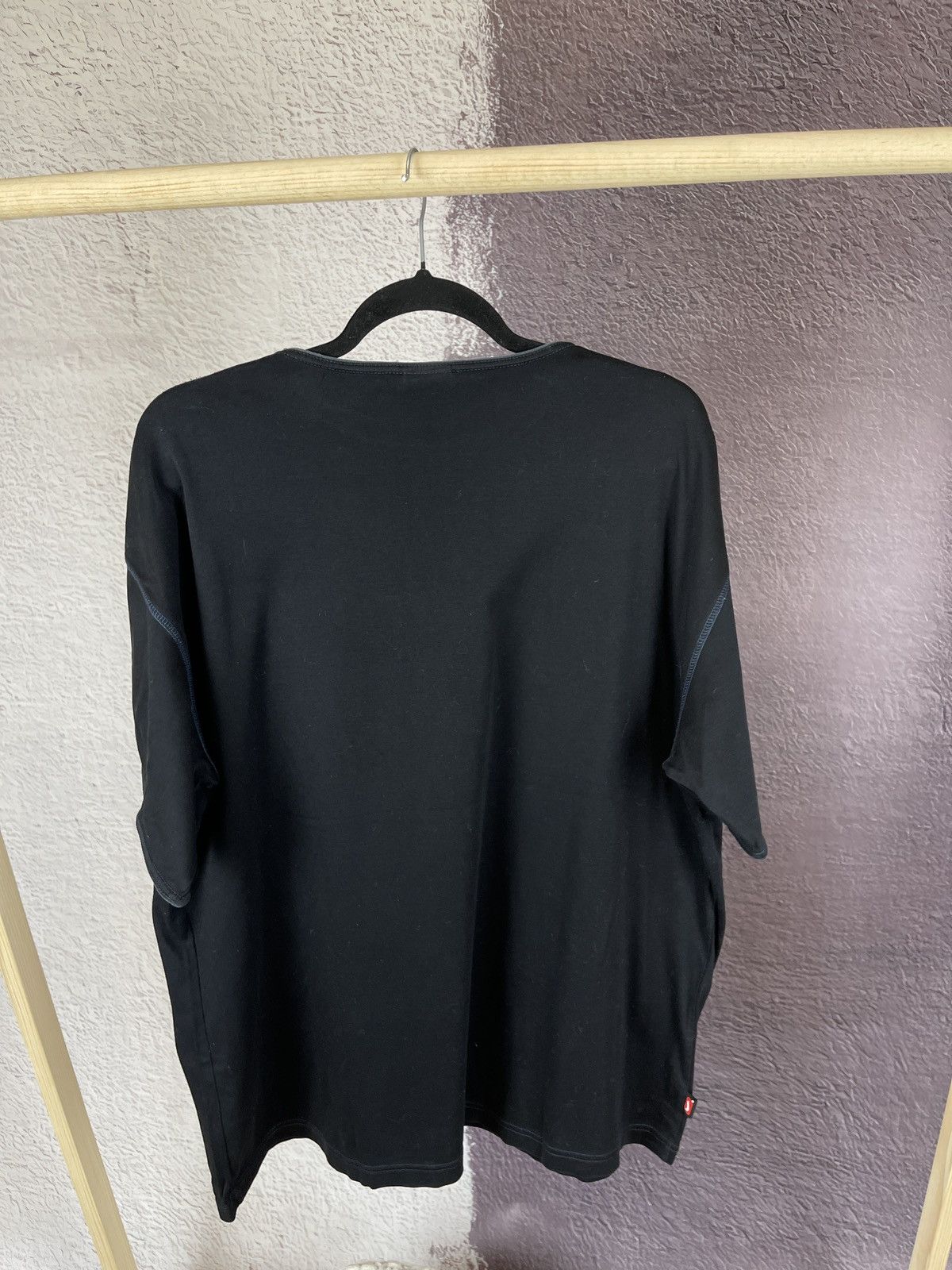 Nike Nike vintage y2k black small logo basic tee shirt Size US XL / EU 56 / 4 - 11 Thumbnail