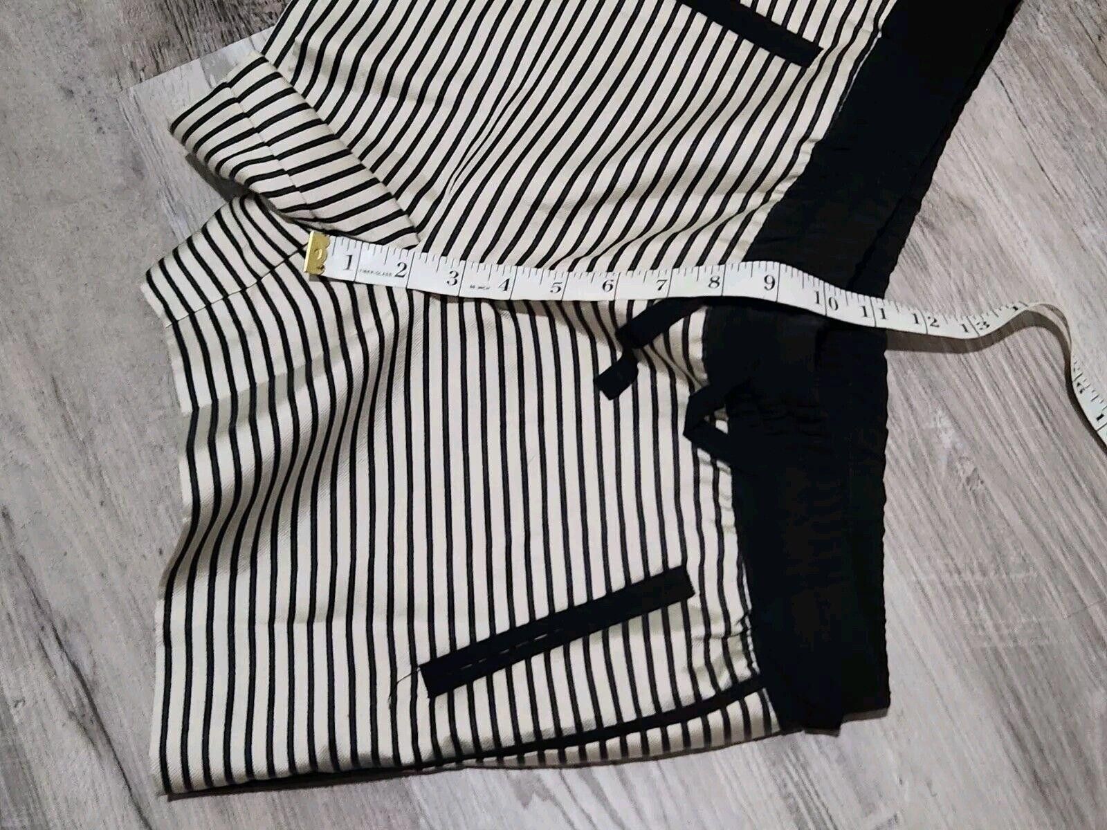 Ann Taylor Ann Taylor Loft Shorts Size 6 Tan Black Striped Metallic Size 28" / US 6 / IT 42 - 5 Thumbnail