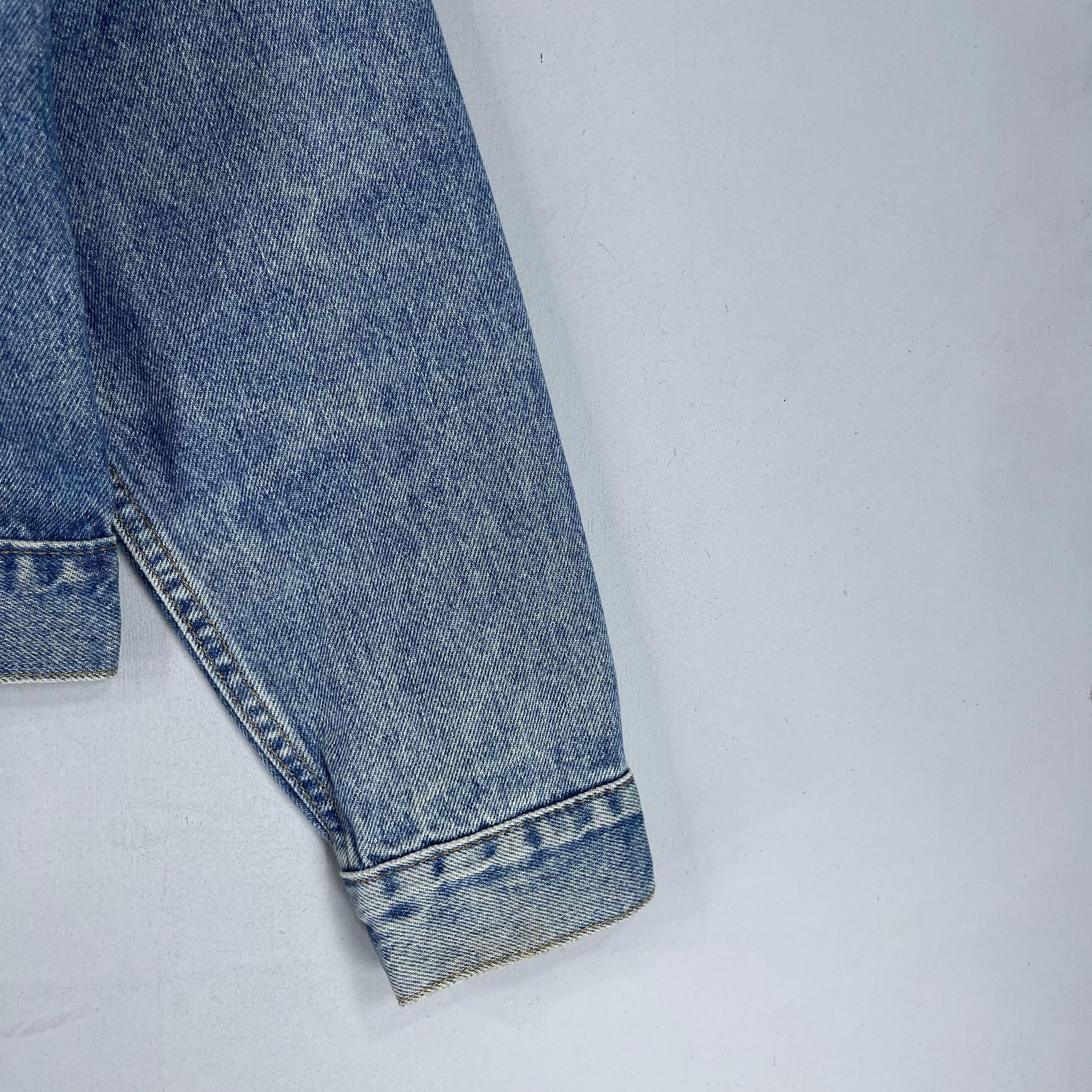 Levi's × Vintage Vintage 90's LEVI'S Strauss Usa Denim Trucker Jacket Size US S / EU 44-46 / 1 - 5 Thumbnail