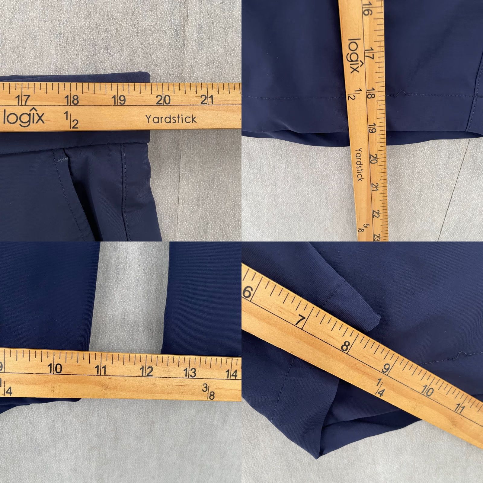 Vintage Greyson Shorts Adult 38 Blue Solid Performance Golf Stretch Pockets Mens Size US 38 / EU 54 - 8 Thumbnail