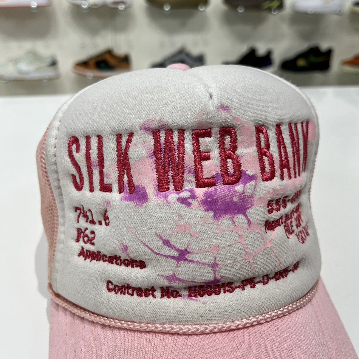Sp5der SP5DER Trucker Cap Pink Size ONE SIZE - 5 Thumbnail