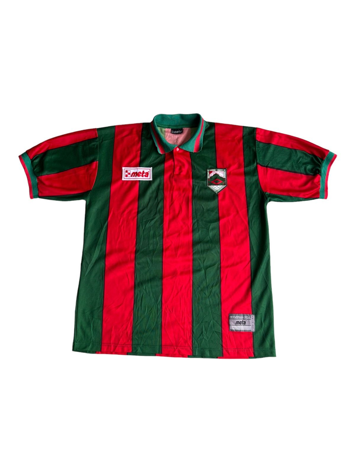 Vintage RARE Vintage 2000 Rampala Junior FC 🇺🇾 Meta #10 Home Jersey Size US L / EU 52-54 / 3 - 3 Thumbnail