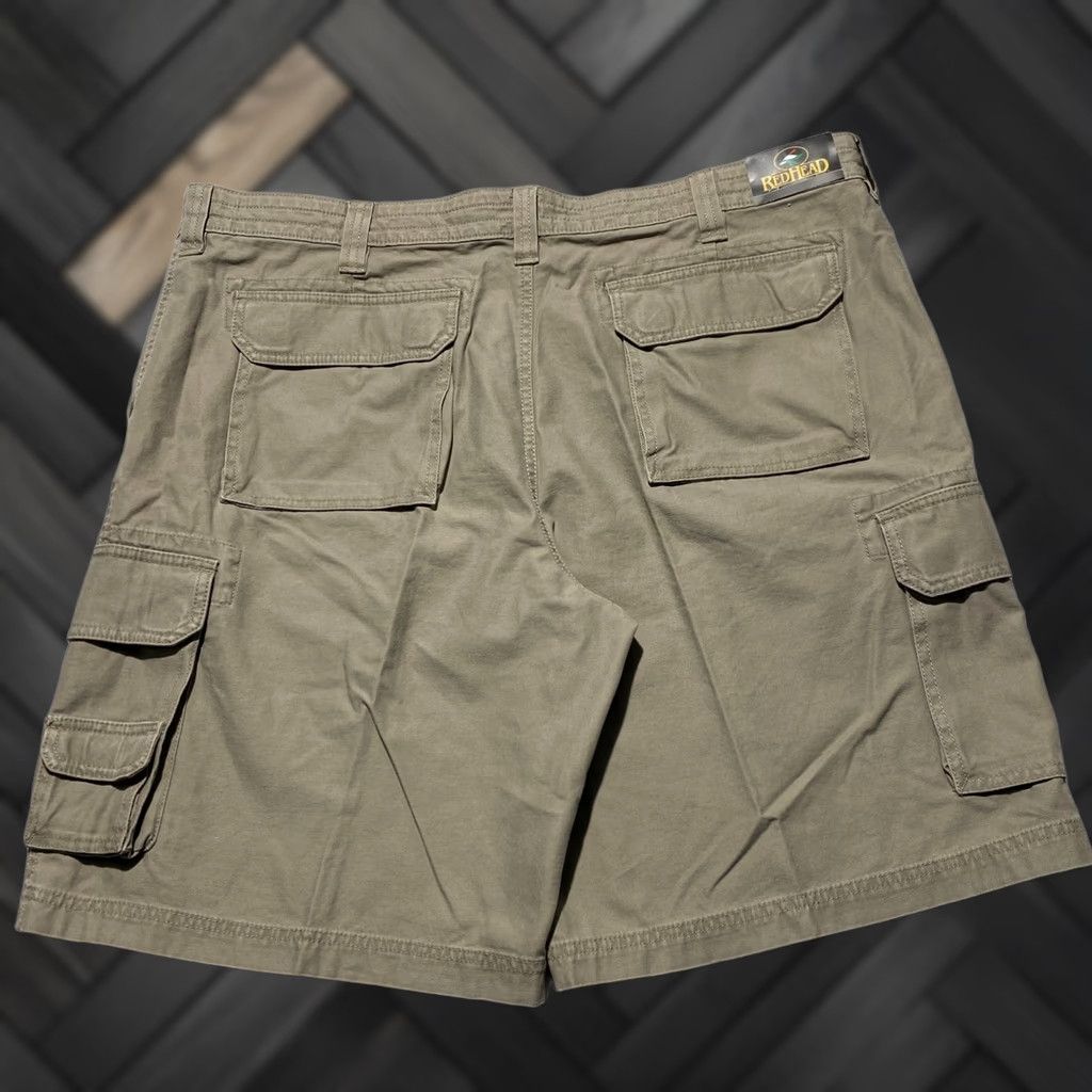 Vintage RedHead Cargo Shorts The Original Trail Head 6-Pocket Khaki Tan 44 Regular Pocket Army Casual Workwear Men Size US 44 / EU 60 - 1 Thumbnail