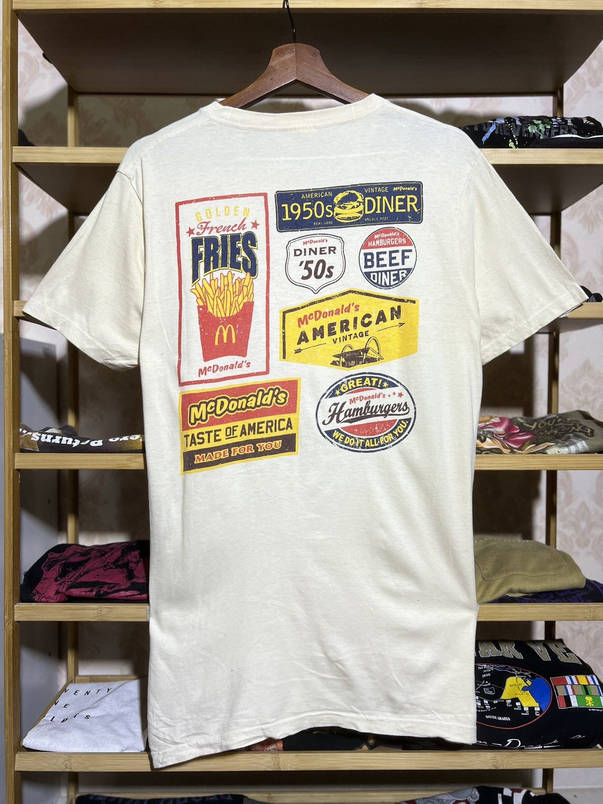 Vintage Humor Fast Food Mc Donald's All Logo Vintage Signboard Size US M / EU 48-50 / 2 - 1 Thumbnail