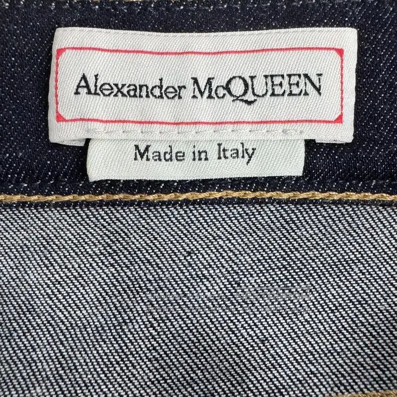 Alexander McQueen Alexander McQueen Casual Dark Blue Cotton Pants . Size US 32 / EU 48 - 3 Thumbnail