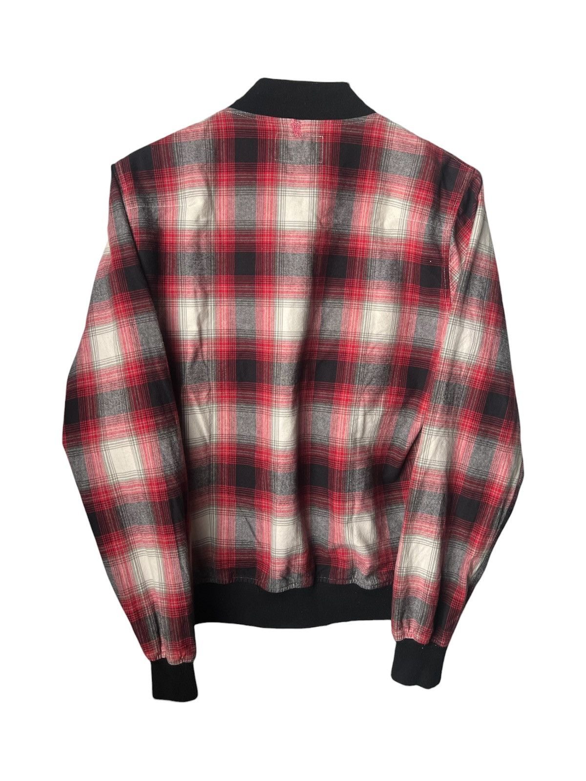 Number (N)ine Number (N)ine Takahiro Miyashita Shadow Plaid Bomber Jacket Size US M / EU 48-50 / 2 - 2 Thumbnail