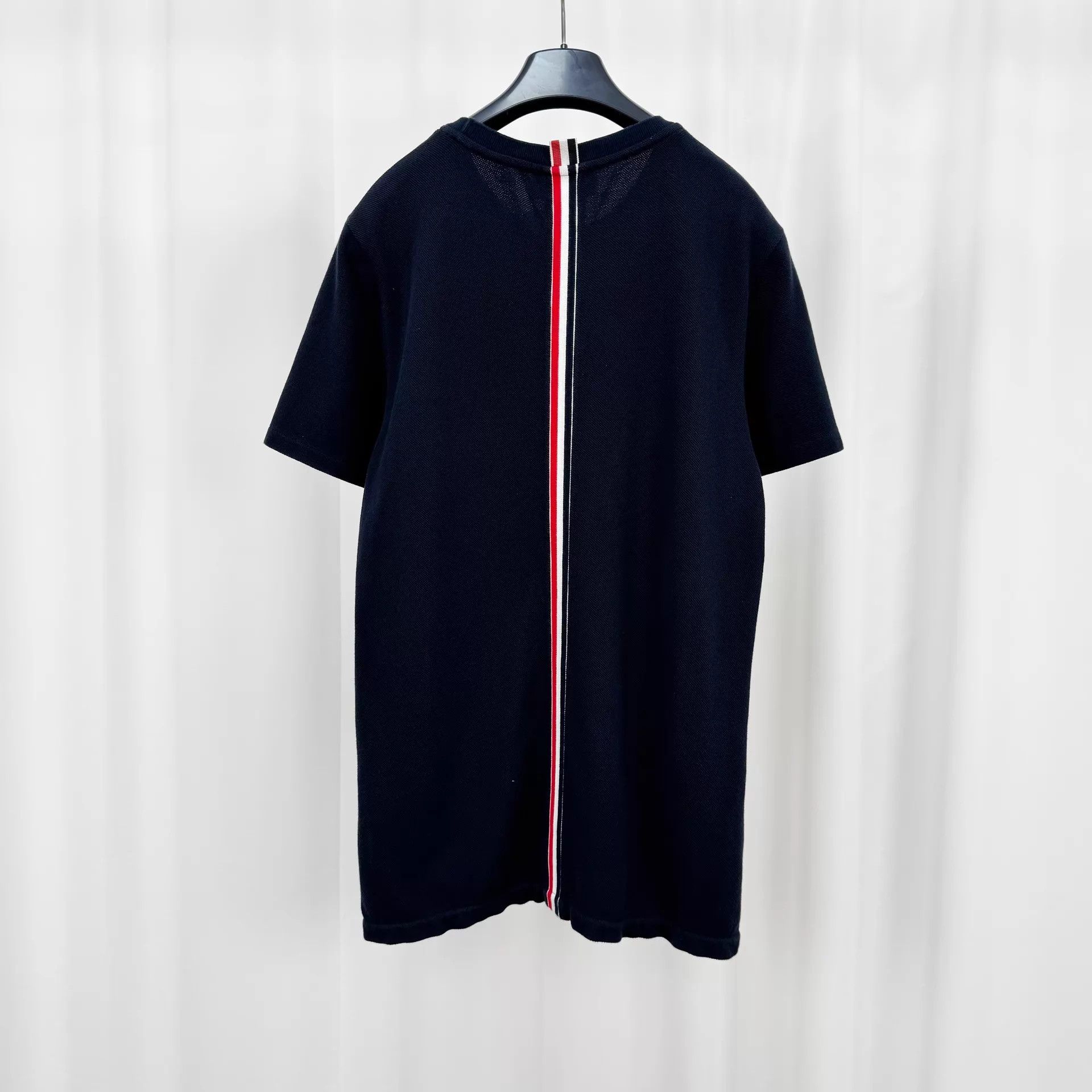Thom Browne Thom Browne Navy Striped Short Sleeve Tee Size 2 98 New Size XS / US 0-2 / IT 36-38 - 2 Thumbnail