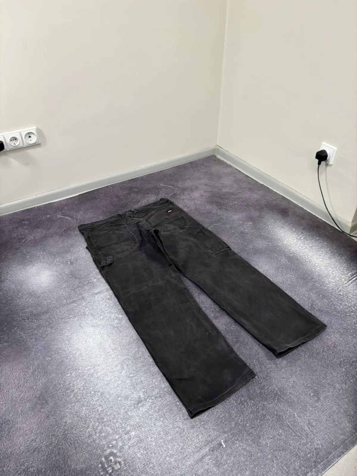 Dickies × Vintage Vintage Dickies Black Workwear Hype Baggy Pants Jeans Size US 36 / EU 52 - 3 Thumbnail