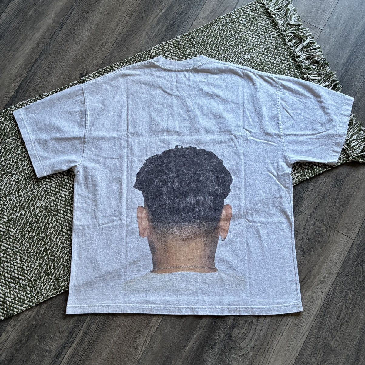Other DROPOUT 4 Front Back Face Print White T-Shirt Size US XL / EU 56 / 4 - 5 Thumbnail