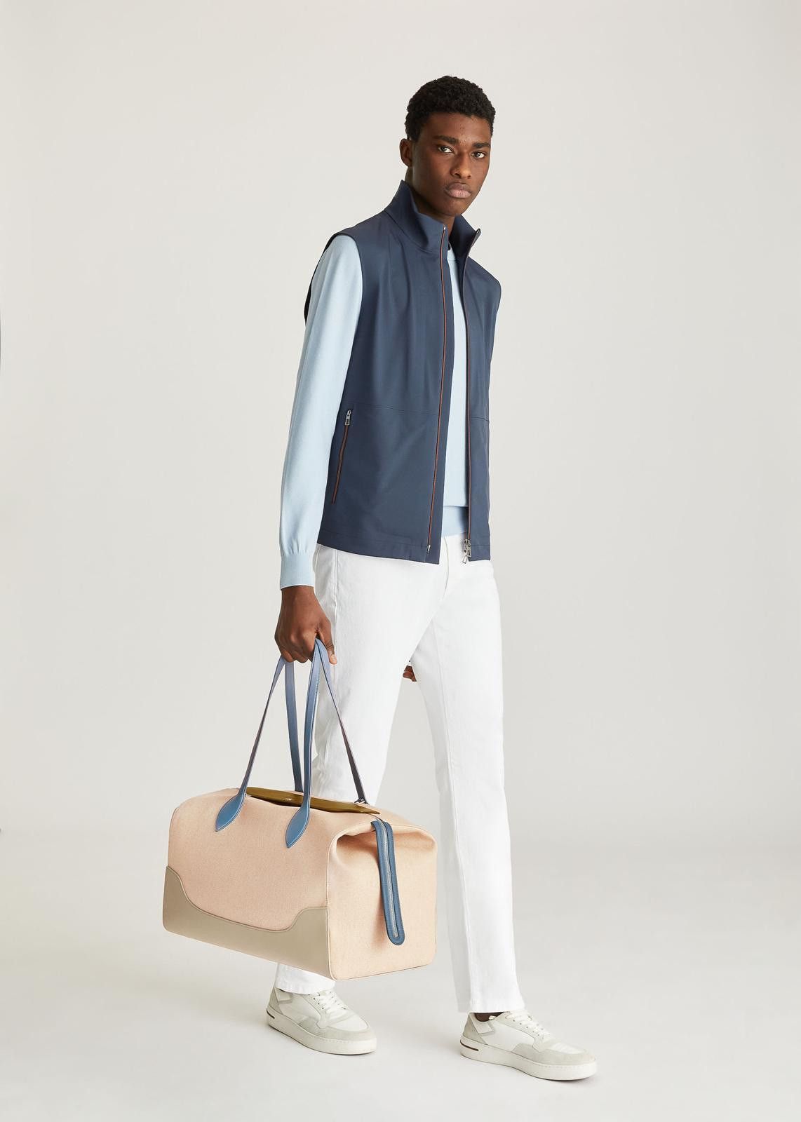 Loro Piana o1srvl11e0325 FAM3055 Size: OS / Fabric Bag in Multicolor Size ONE SIZE - 4 Thumbnail