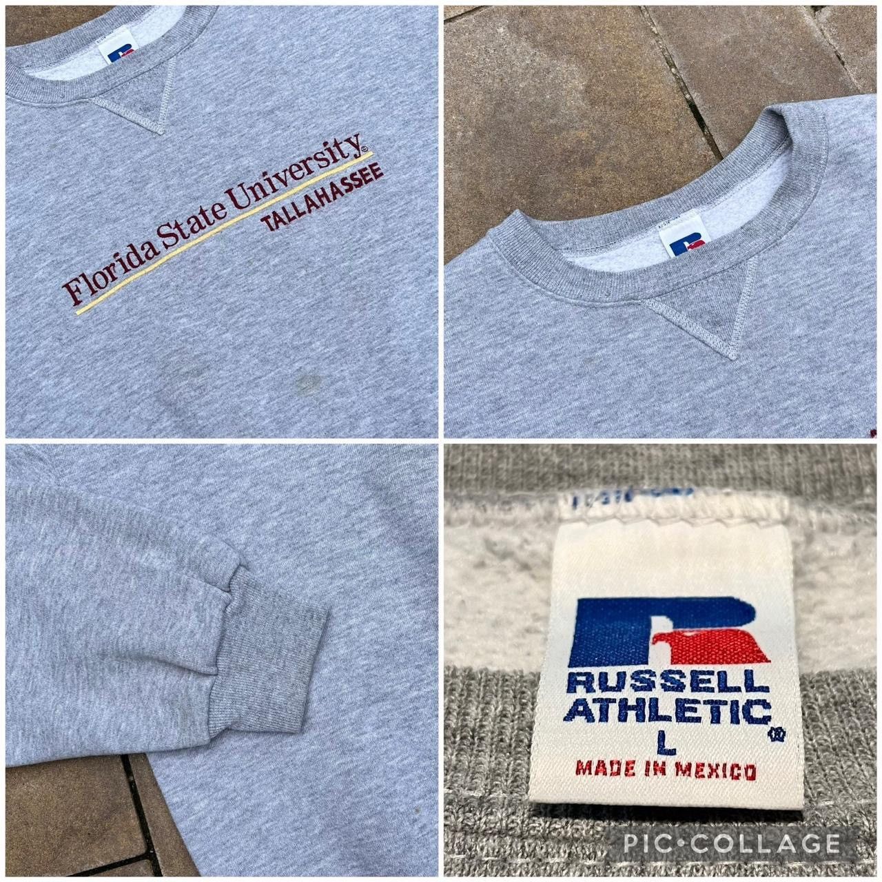 Russell Athletic × Vintage Vintage Russell Florida State University Crewneck Sweatshirt Size US L / EU 52-54 / 3 - 3 Thumbnail
