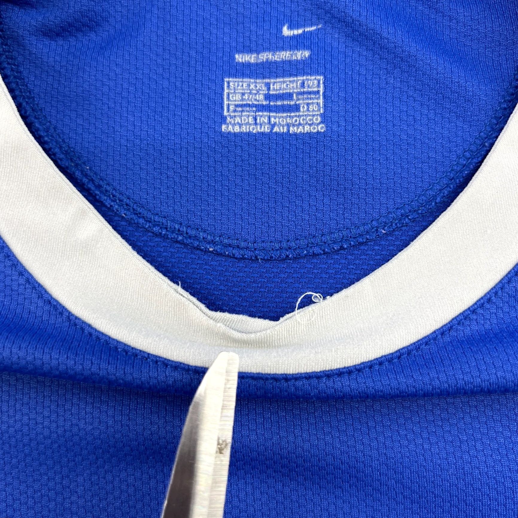 Nike Nike Brazil 2006 2007 Away Football Jersey Mens 2XL Shirt Blue Soccer Size US XXL / EU 58 / 5 - 4 Thumbnail