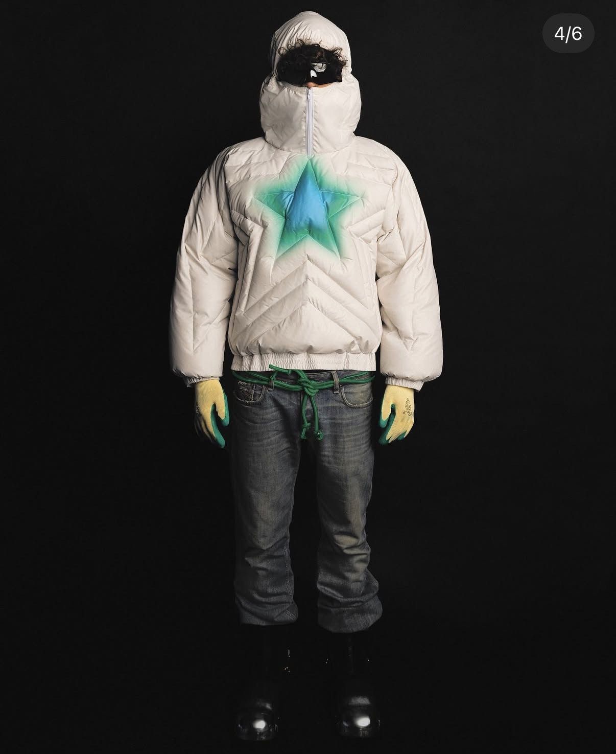 Bad Son Star Puffer Jacket by BADSON Size L Size US L / EU 52-54 / 3 - 12 Thumbnail