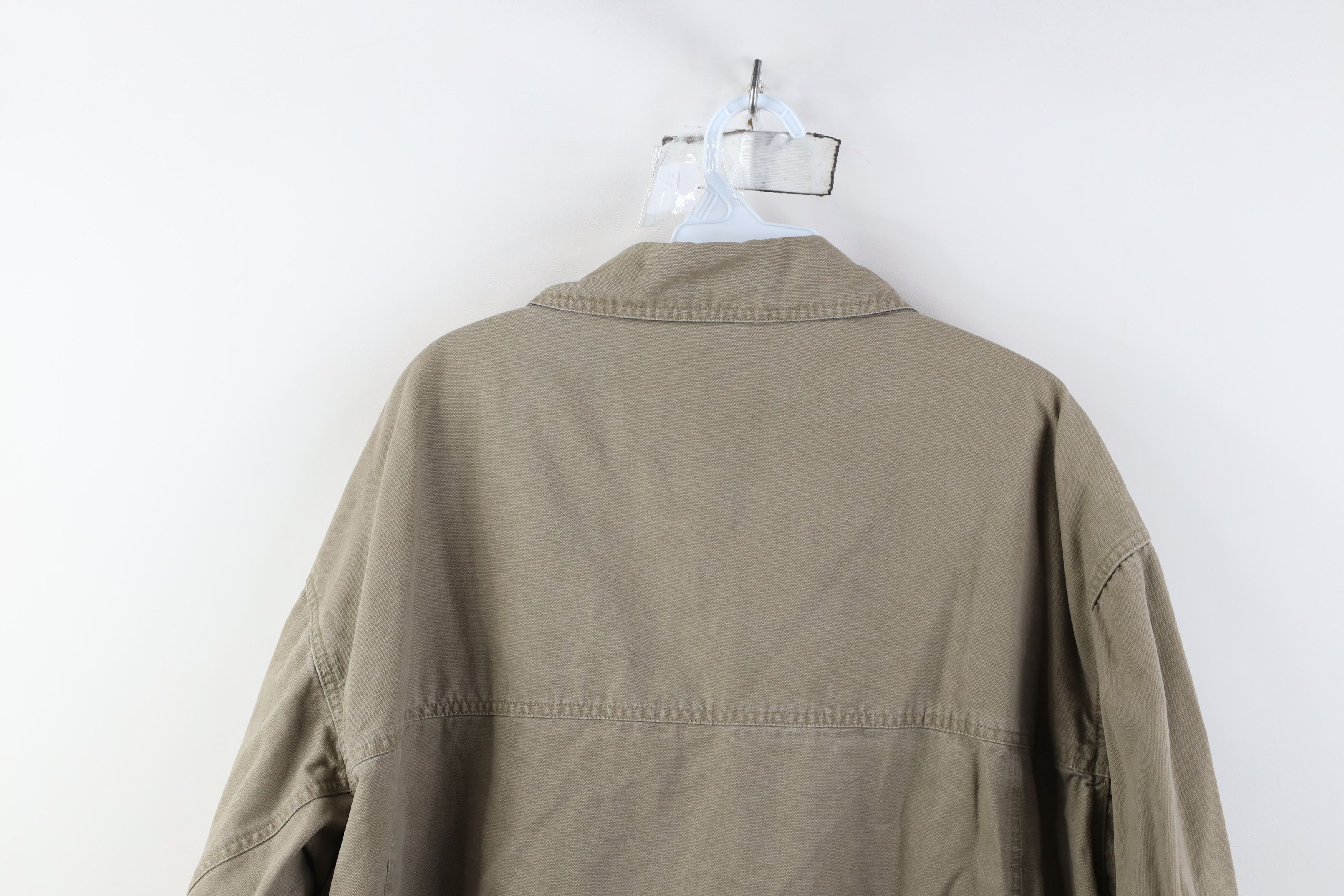 Columbia Vintage 90s Y2K Columbia Spell Canvas Bomber Jacket Beige Size US XL / EU 56 / 4 - 16 Thumbnail
