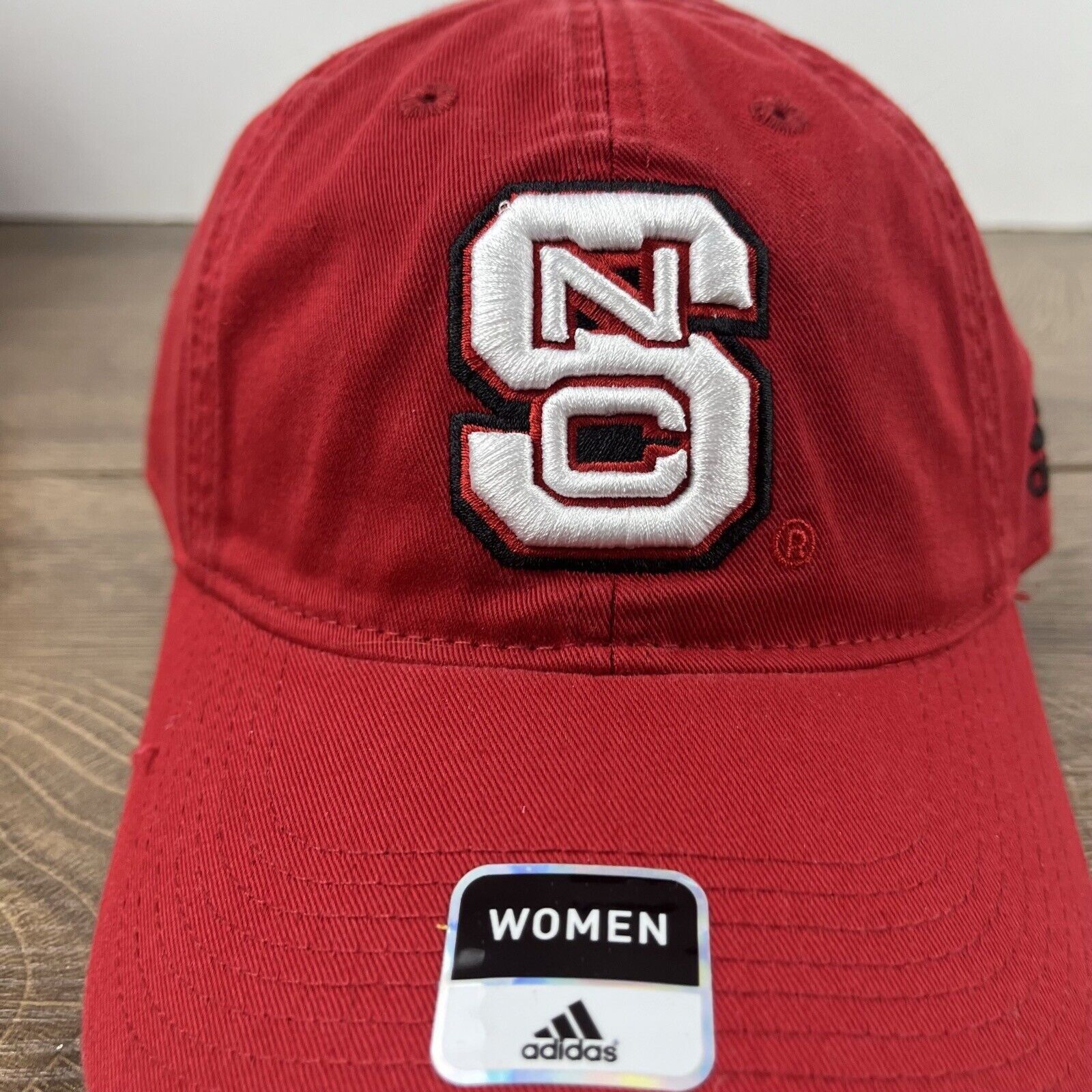 Adidas NC State Wolfpack Womens Hat Red Cap Adidas Adjustable Red A Size ONE SIZE - 6 Thumbnail