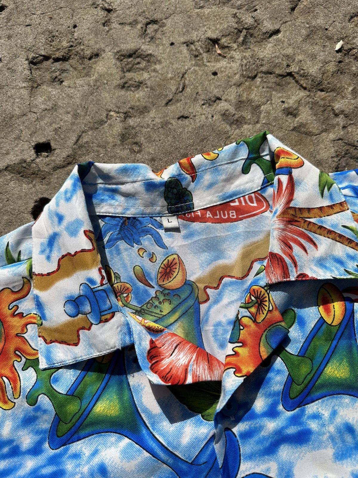 Vintage Vintage Crazy Aloha Button Shirt Size US L / EU 52-54 / 3 - 4 Thumbnail