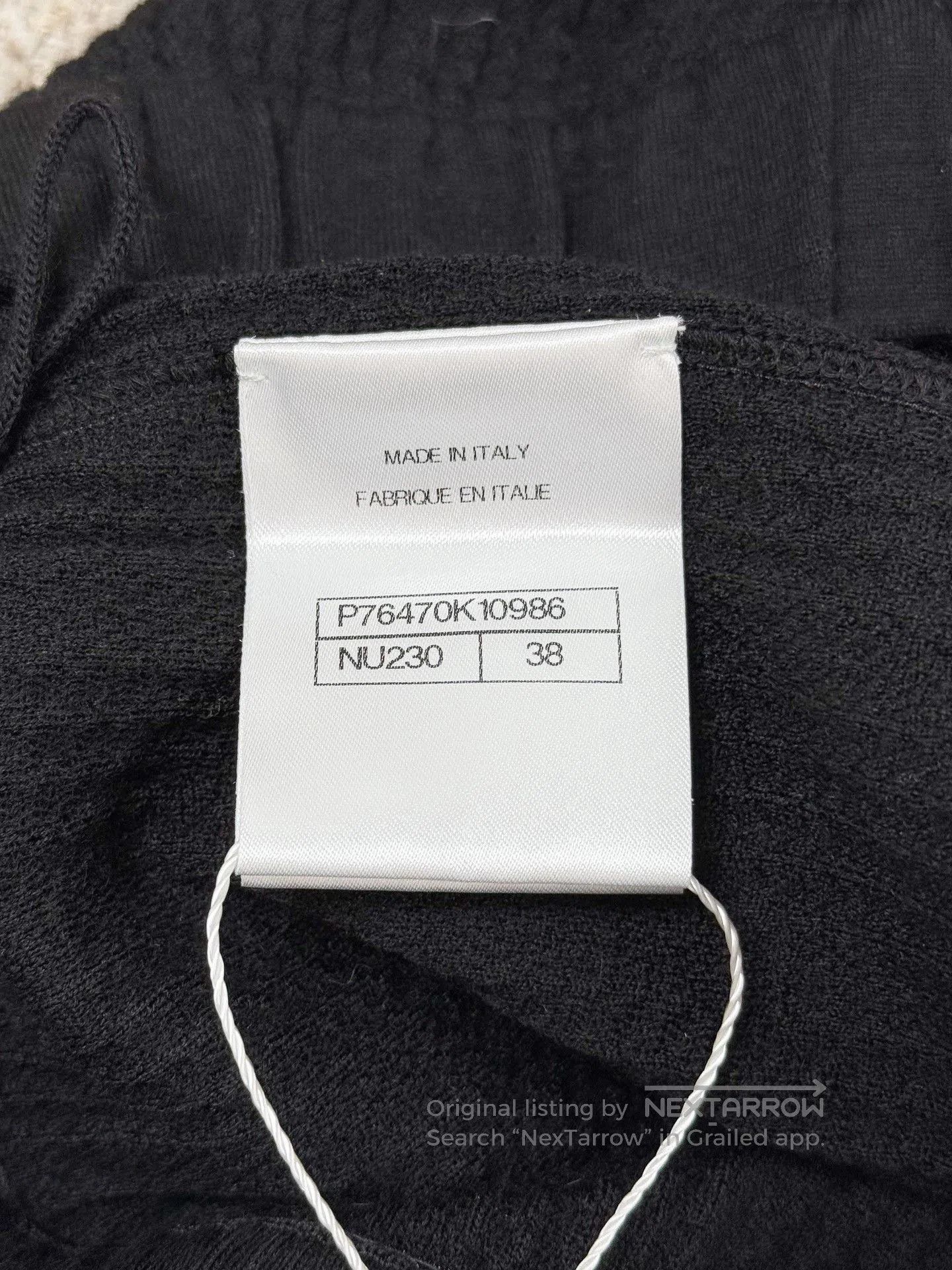 Chanel Chanel 24C Black Waffle Shorts. Size 37" - 6 Thumbnail
