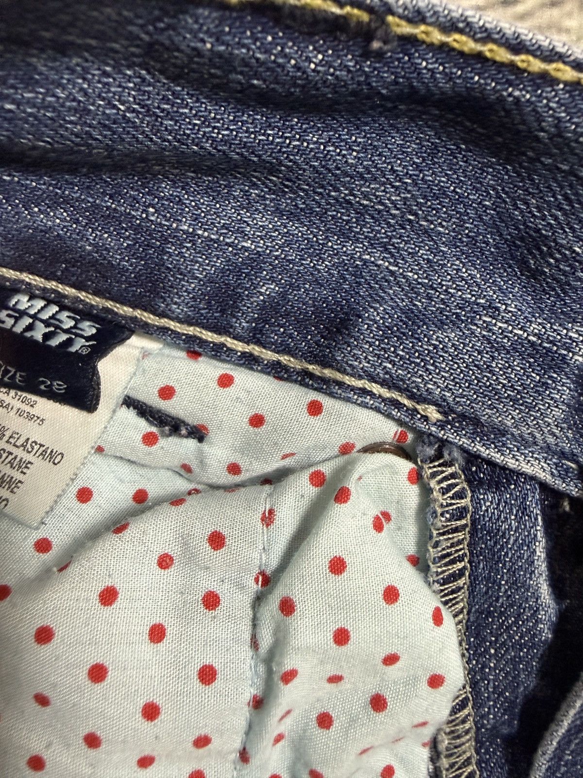 Miss Sixty Y2K Vintage Miss Sixty Jeans Bootcut Low Rise Size 28" / US 6 / IT 42 - 13 Thumbnail