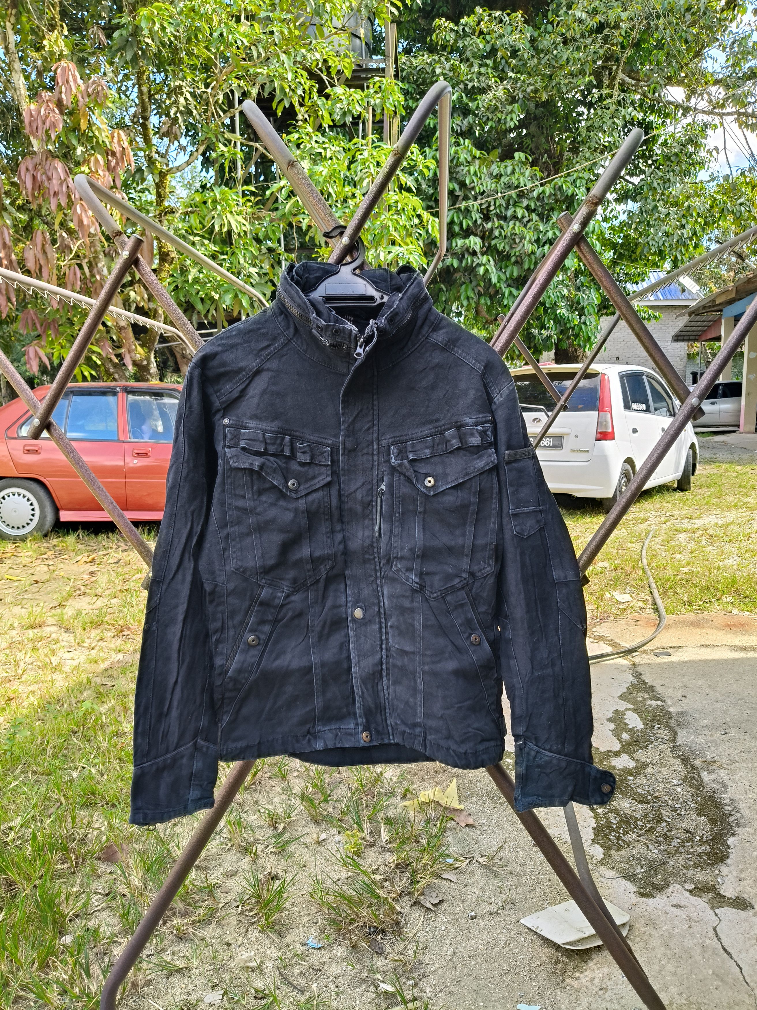 Japanese Brand Fieldcore Denim Stretch Jacket Size US L / EU 52-54 / 3 - 1 Thumbnail
