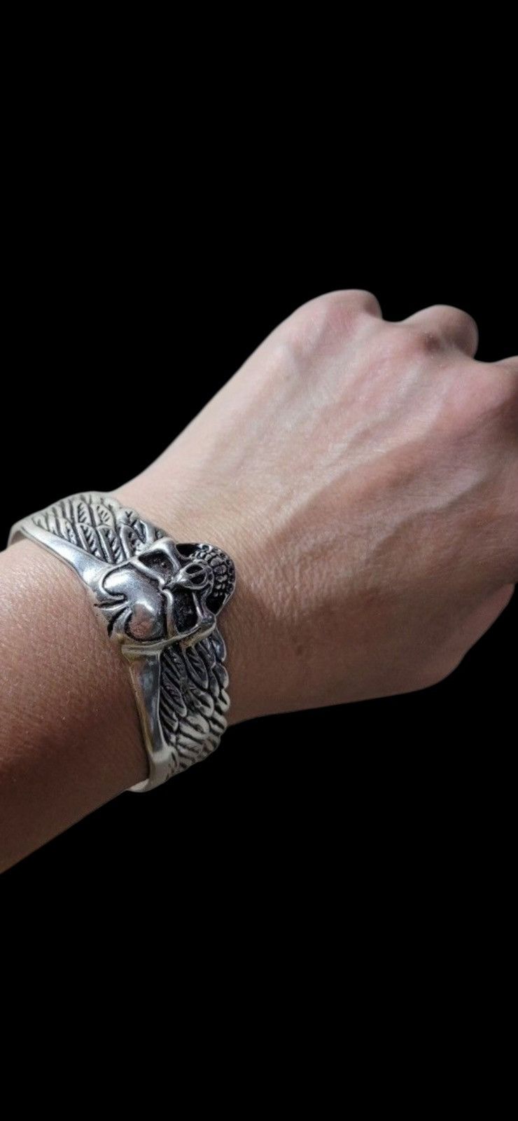 Kapital Vanbath Skull Biker Bone Cuff Size ONE SIZE - 4 Thumbnail