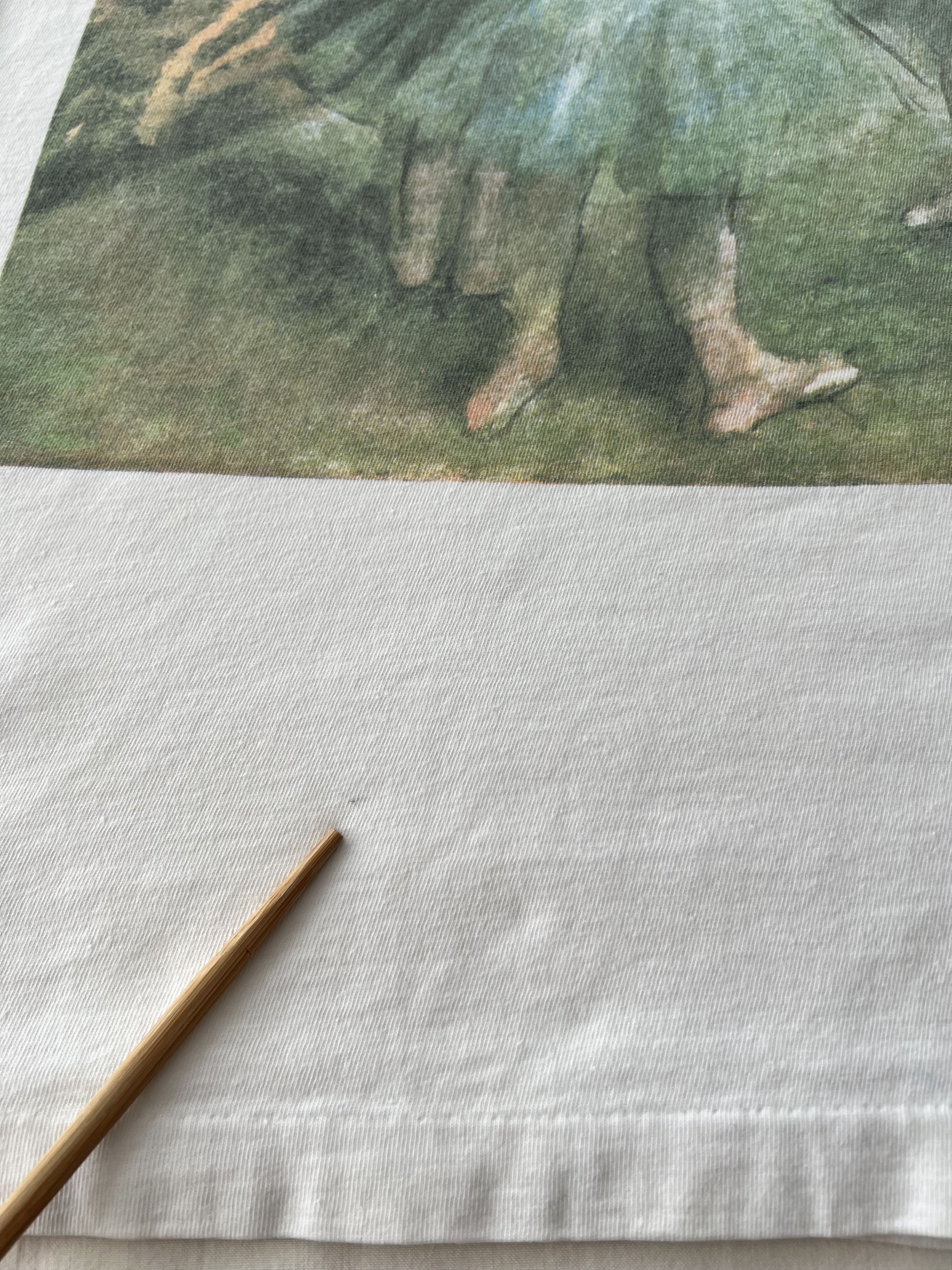 Arts & Science Vintage 90s Edgar Degas Dancers, Pink and Green 1890 T-shirt Size US L / EU 52-54 / 3 - 9 Thumbnail