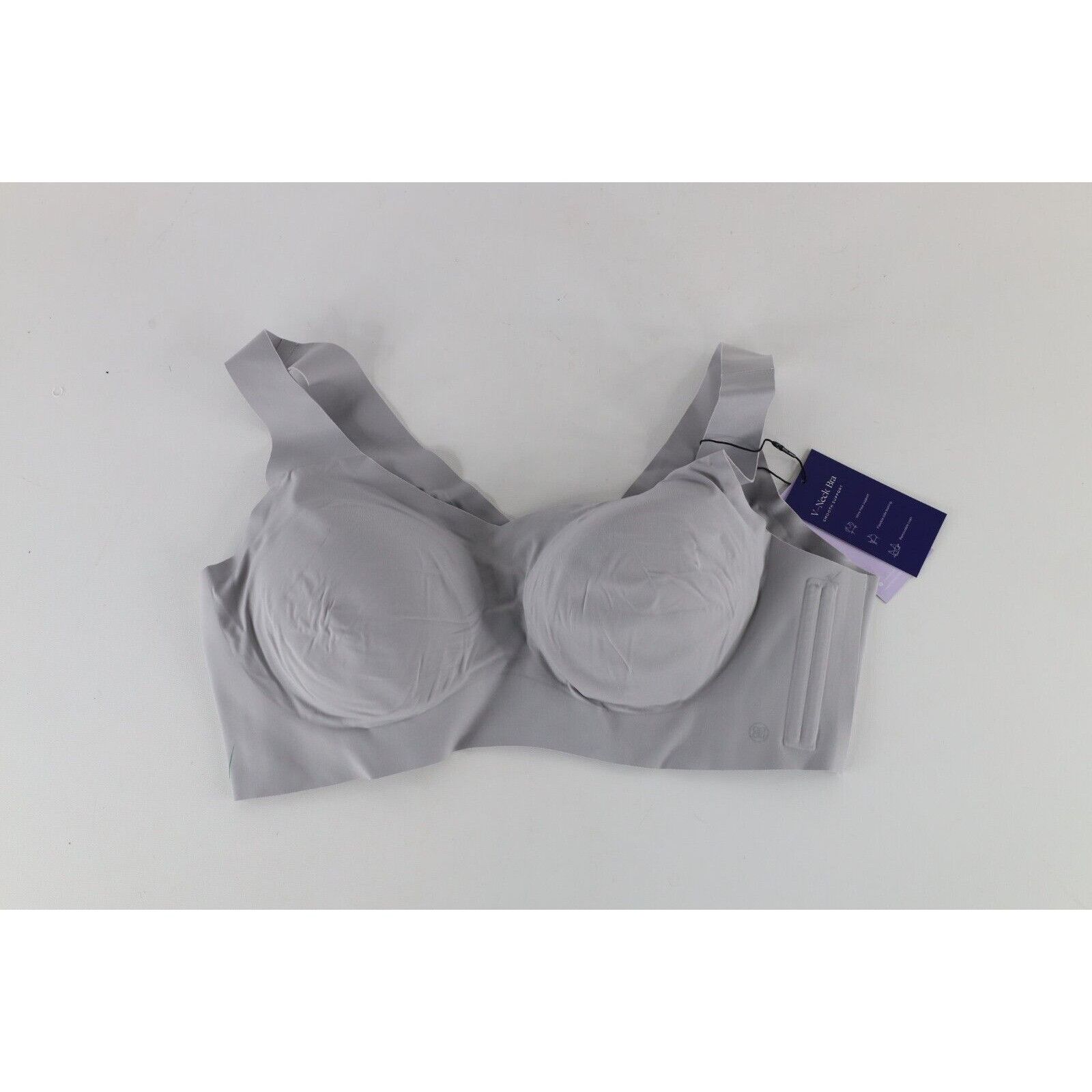 Vintage New Honeylove Shapewear Liftwear V-Neck Bra Gray Size ONE SIZE - 1 Thumbnail