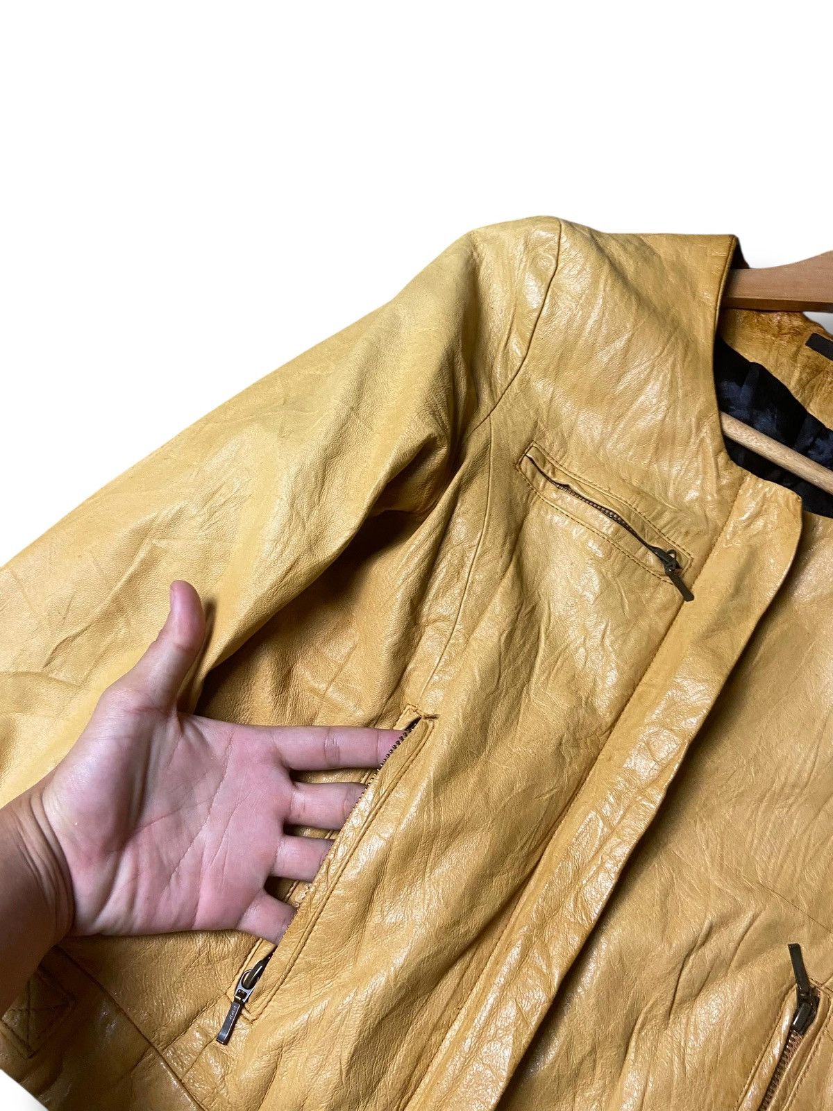 Ciaopanic Ciaopanic Crop Leather Jacket (159) Size US XXS / EU 40 - 6 Thumbnail