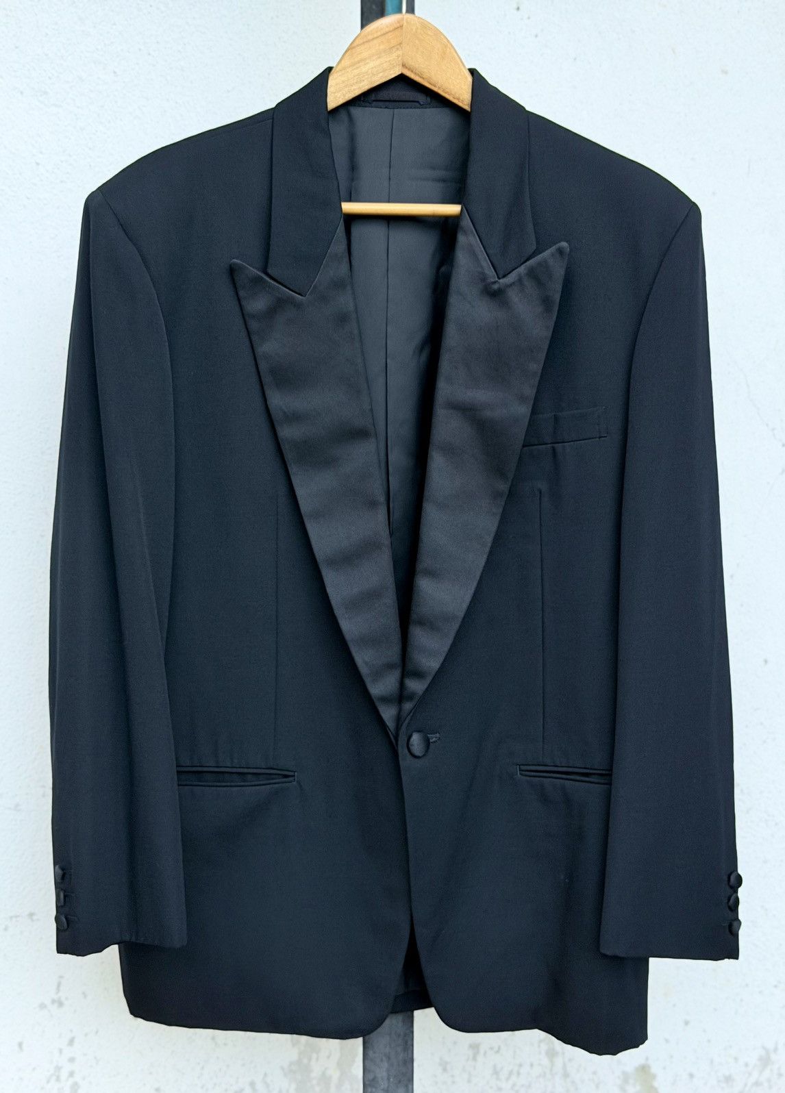 Comme des Garcons Homme Comme des Garçons HOMME black tuxedo for formal evening wear Size 42R - 1 Thumbnail