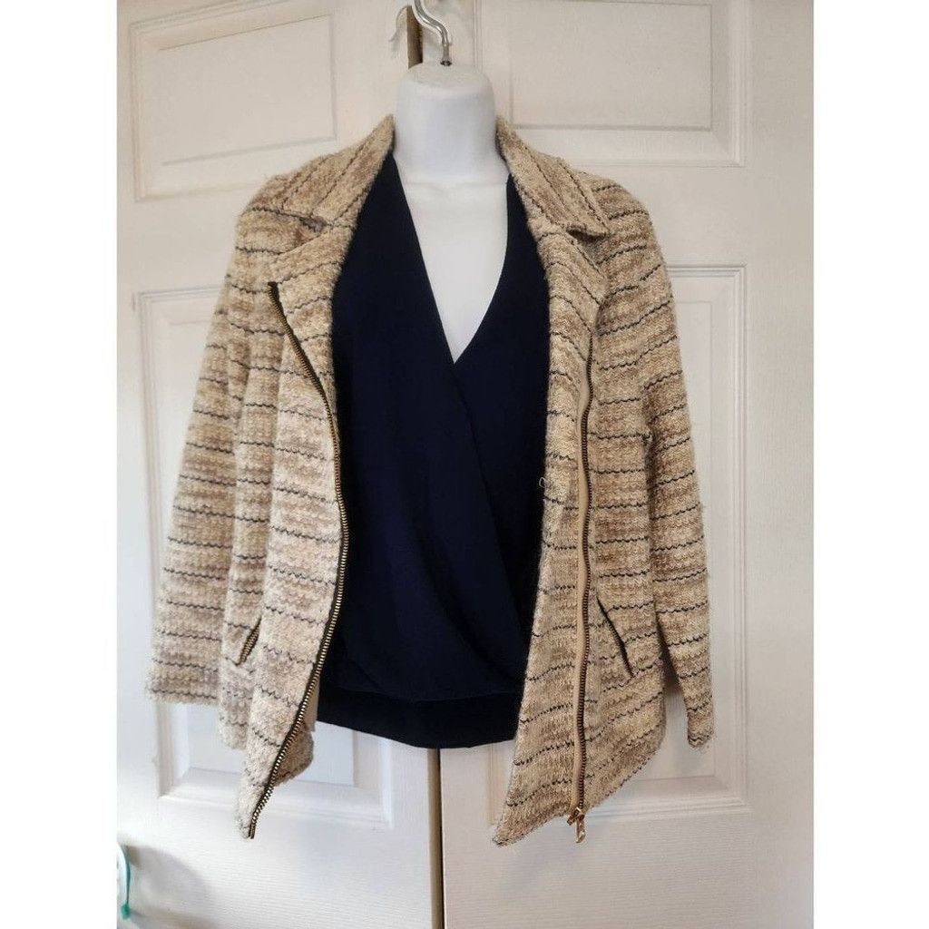 Lucky Brand Lucky Brand Tan Blazer Size L / US 10 / IT 46 - 7 Thumbnail