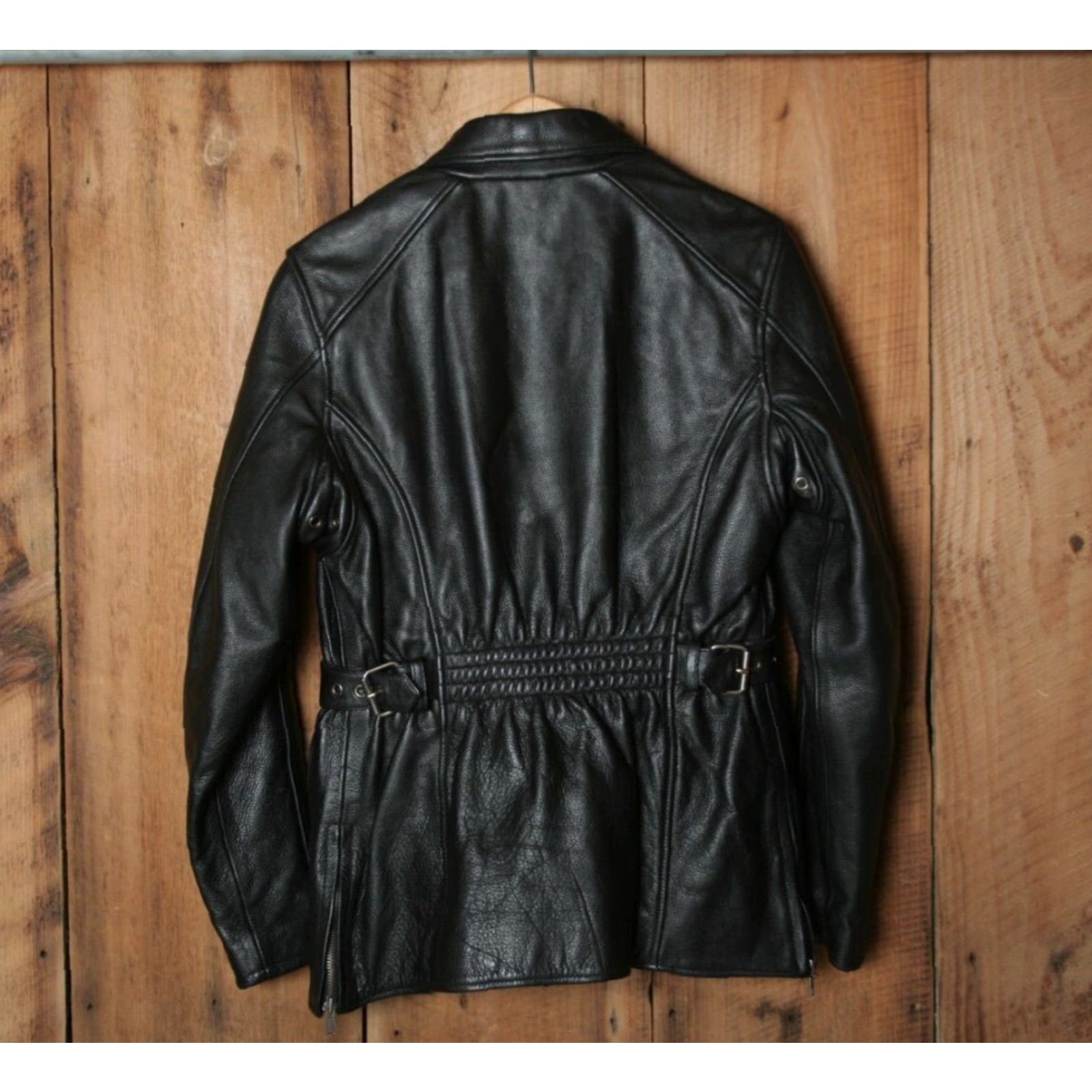 Vintage VINTAGE Open Road Wilsons Leather Motorcycle Jacket Women Sz S Black Zip-Out Thinsulate Liner (Motorcycle Jacket) Womens Size S / US 4 / IT 40 - 5 Thumbnail