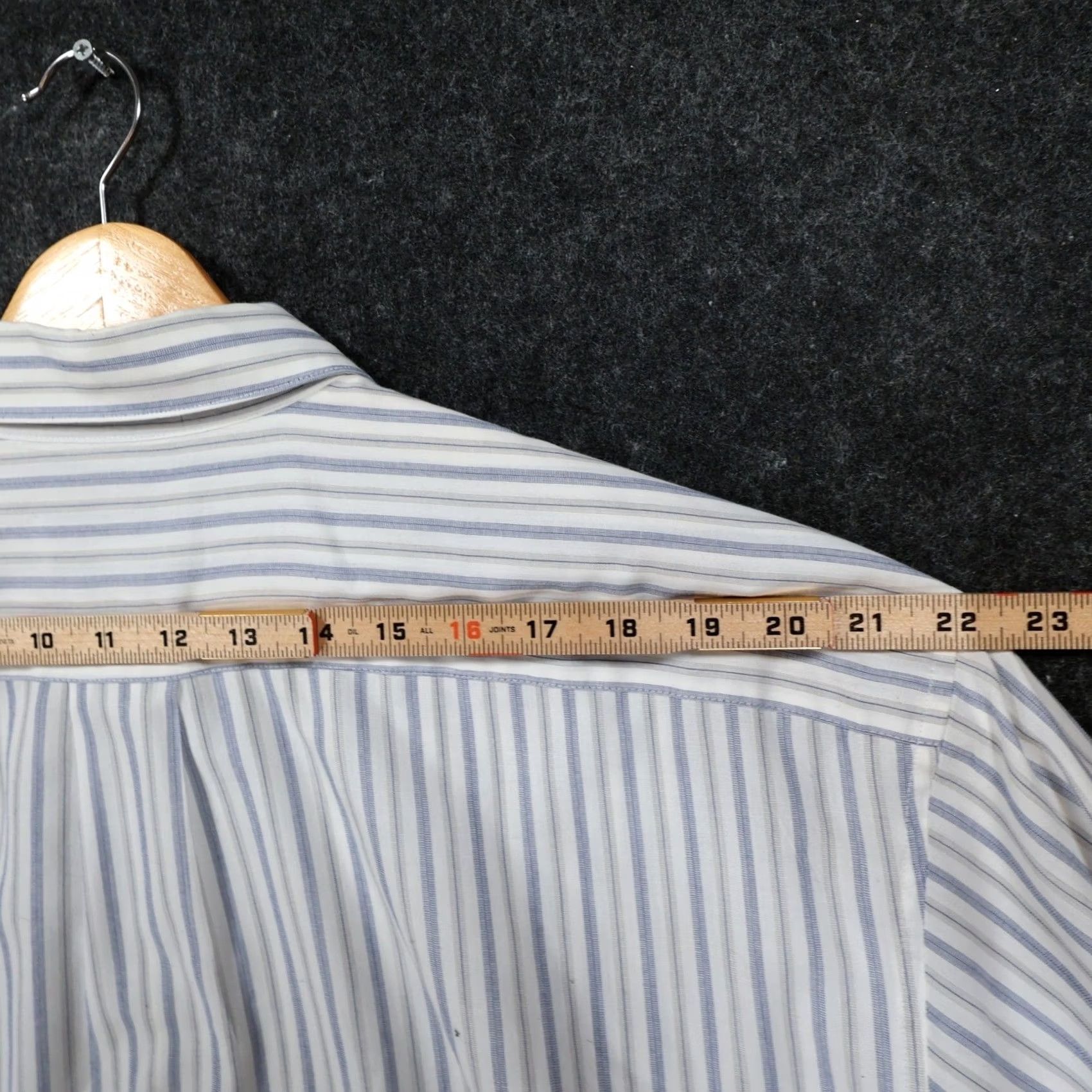 Perry Ellis Perry Ellis Portfolio Shirt Mens 17.5 34-35 Blue Striped Button Up Size US XXL / EU 58 / 5 - 6 Thumbnail