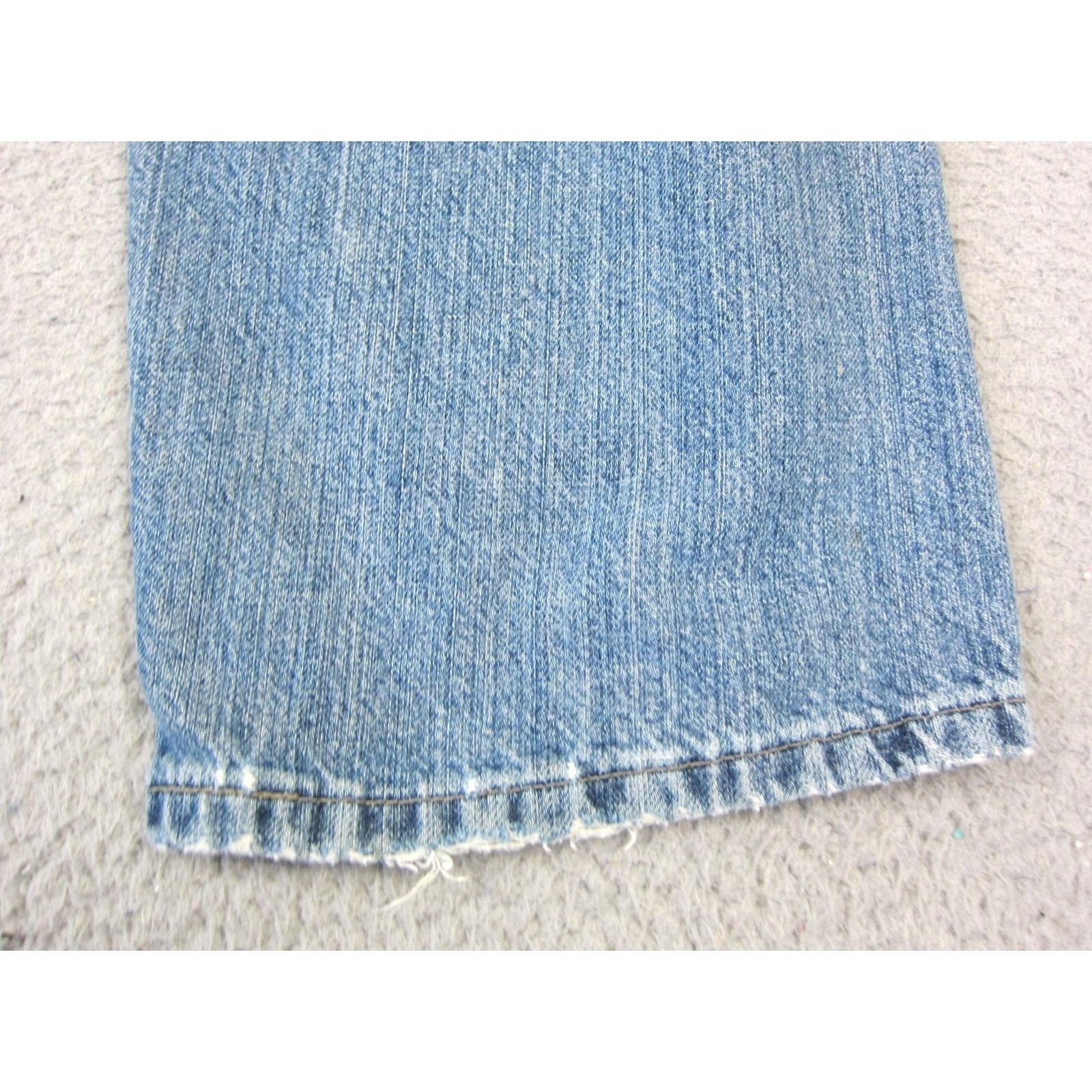 Lee VINTAGE Lee Jeans Mens 38x30 Denim 5-Pocket Straight Blue Regular Waist Carpenter Workwear 80s 90s Size US 38 / EU 54 - 4 Thumbnail