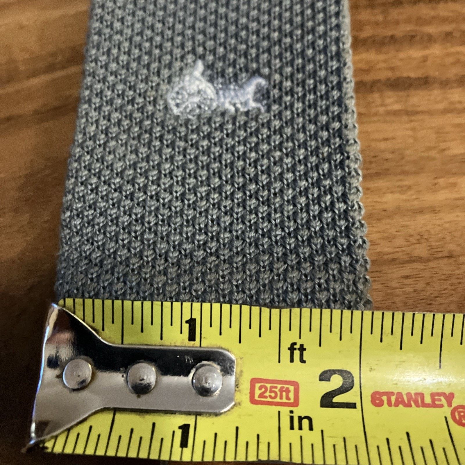 Other Vtg Knit Tie Square End Gray Chariot Emblem 1980s Academia Size ONE SIZE - 15 Thumbnail