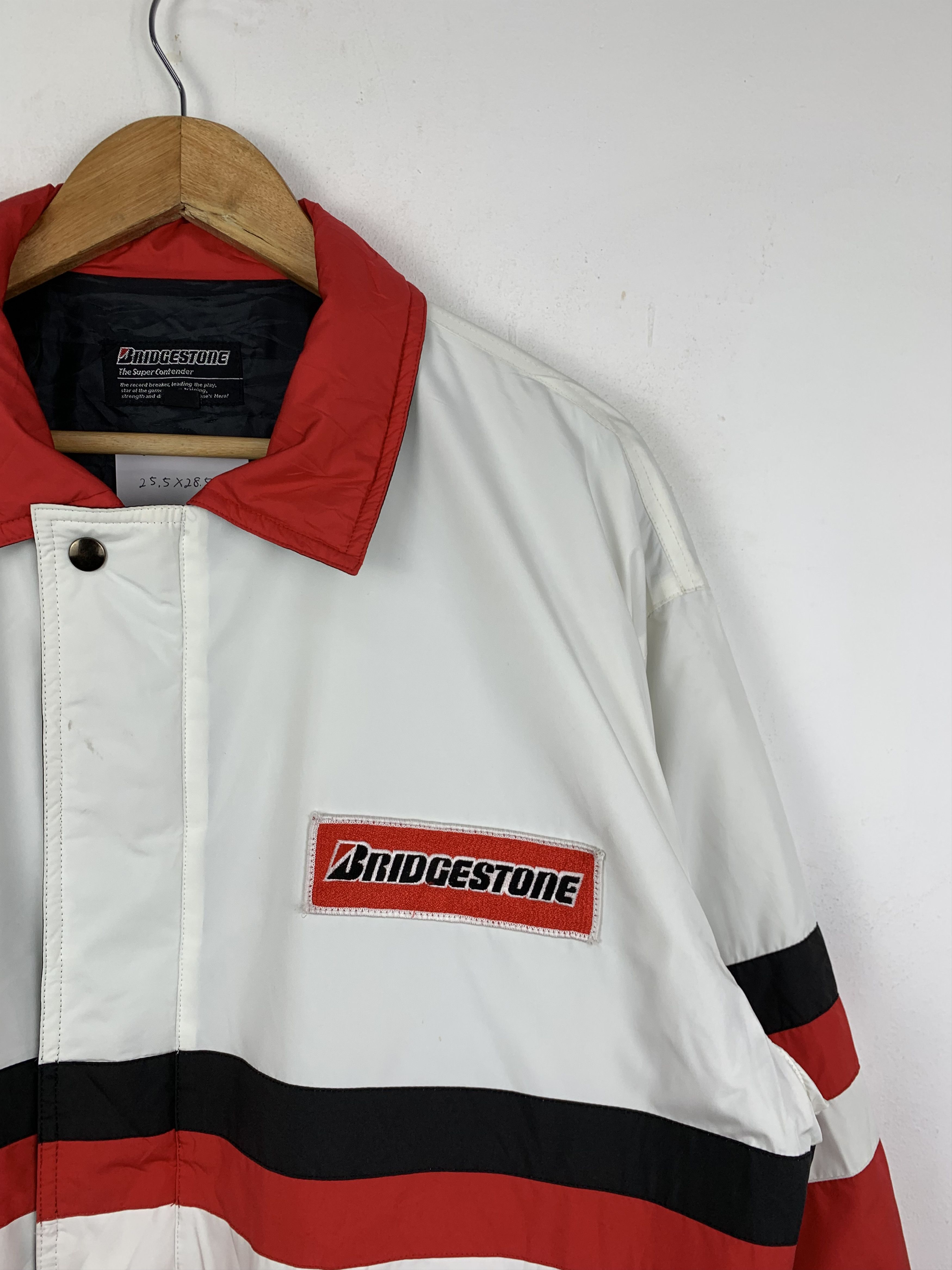 Vintage Vintage Bridgestone Racing Bomber Jacket J1419 Size US L / EU 52-54 / 3 - 7 Thumbnail