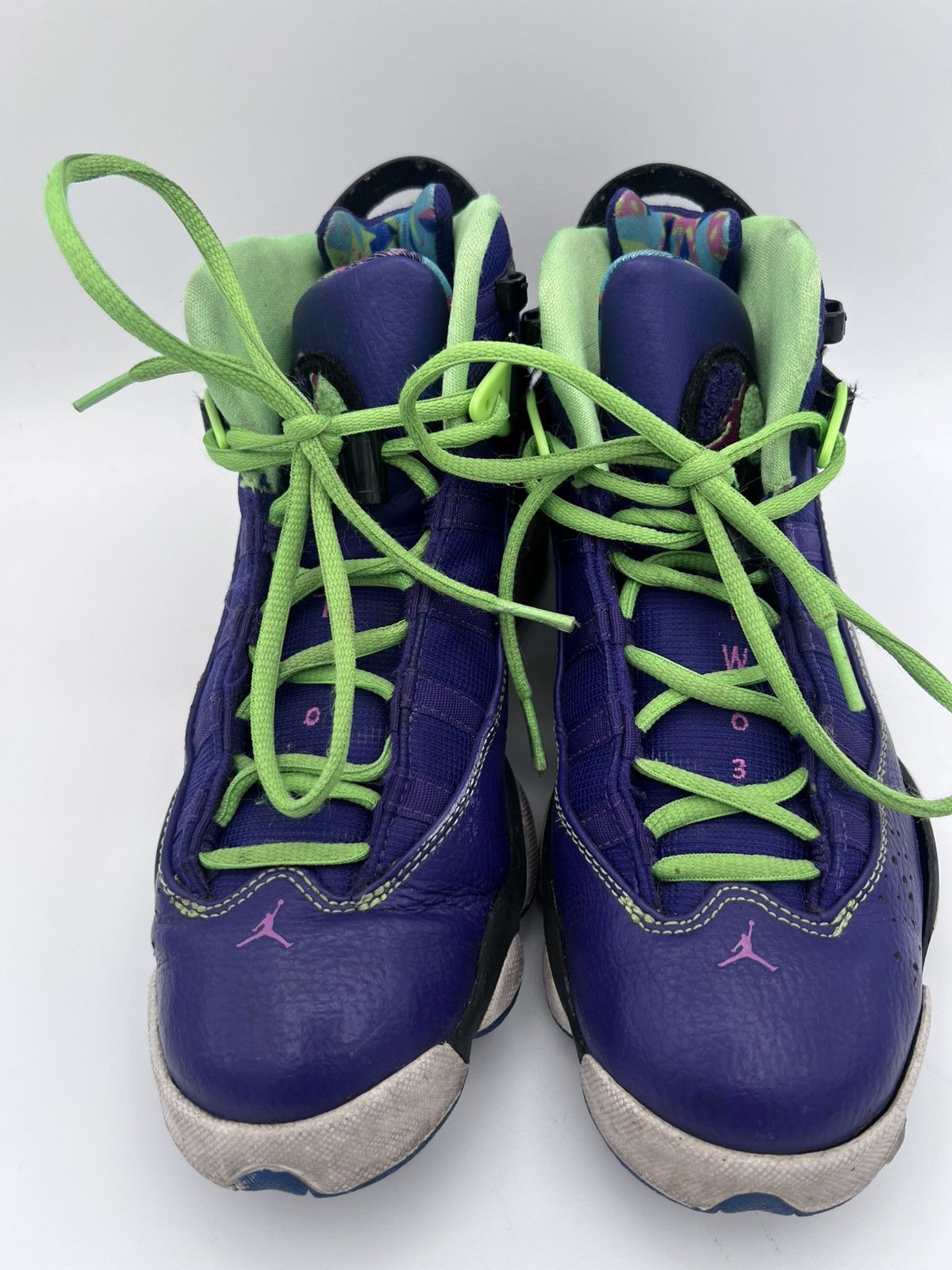 Jordan Brand Nike Air Jordan 6 VI Rings Bel Air Purple Size 7 323419-515 Size US 7 / EU 40 - 3 Thumbnail