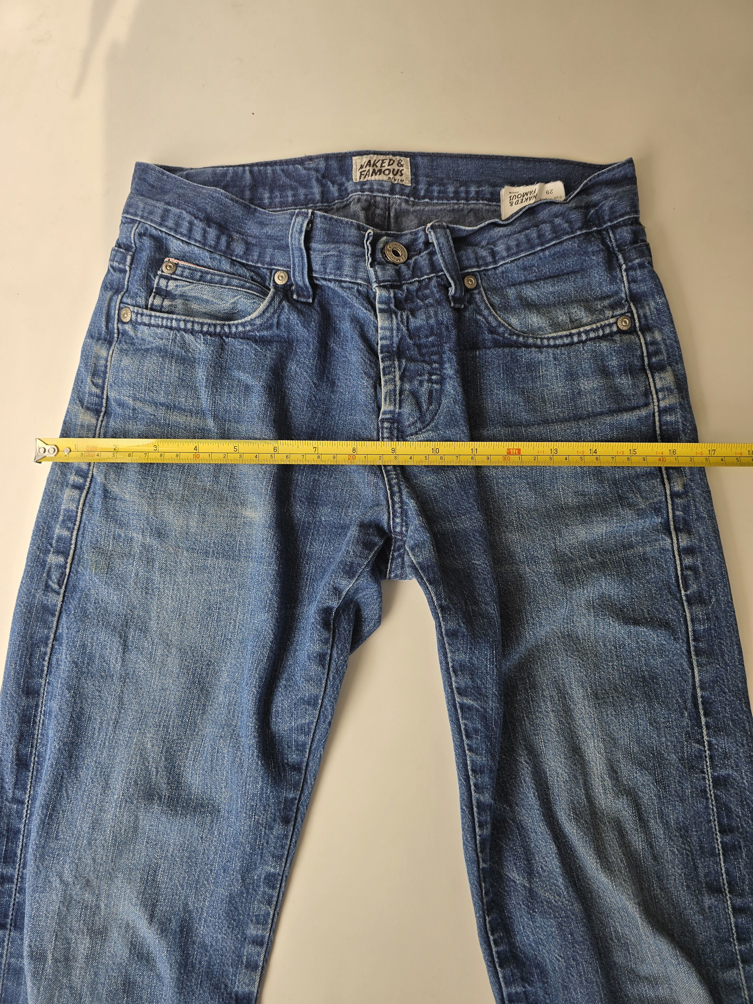 Naked & Famous Skinny Guy - Left Hand Twill Selvedge Jeans Size US 29 - 13 Thumbnail