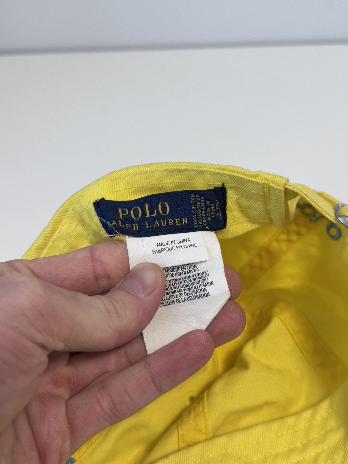 Vintage Polo Ralph Lauren Vintage Cap Yellow Y2K style Size ONE SIZE - 9 Thumbnail