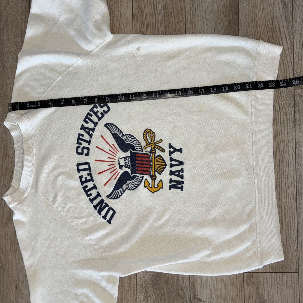 Other 80s Artex United States Navy white crewneck sweatshirt Size US M / EU 48-50 / 2 - 5 Thumbnail