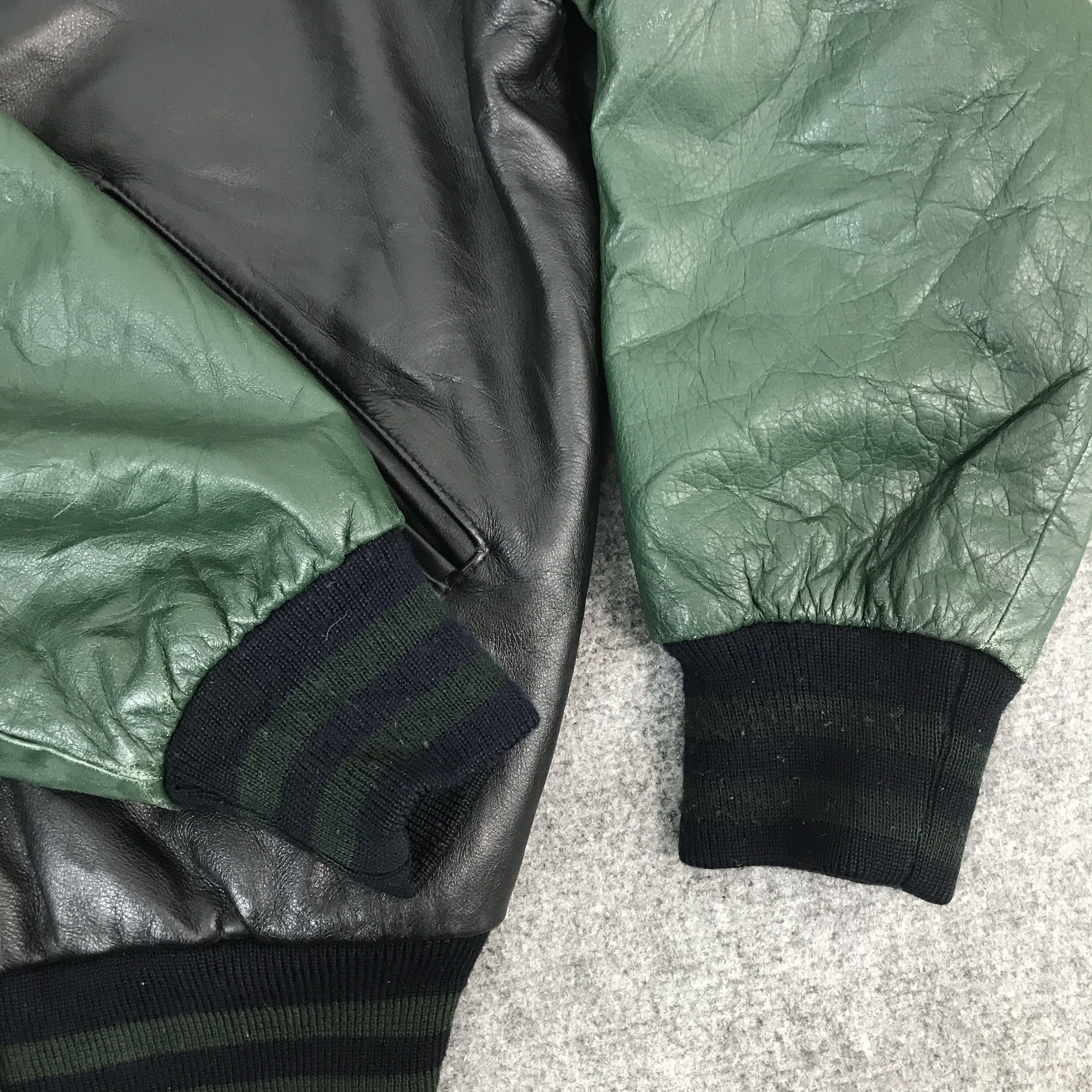 United Colors Of Benetton united Colors Of benetton Leather varsity jacket Size US L / EU 52-54 / 3 - 7 Thumbnail