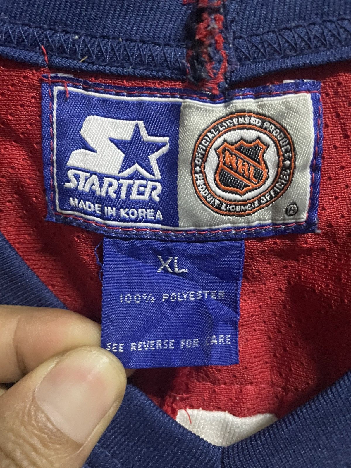 Vintage Vintage Florida Panthers Starter NHL Hockey Jersey 90s White Size US XXL / EU 58 / 5 - 10 Thumbnail