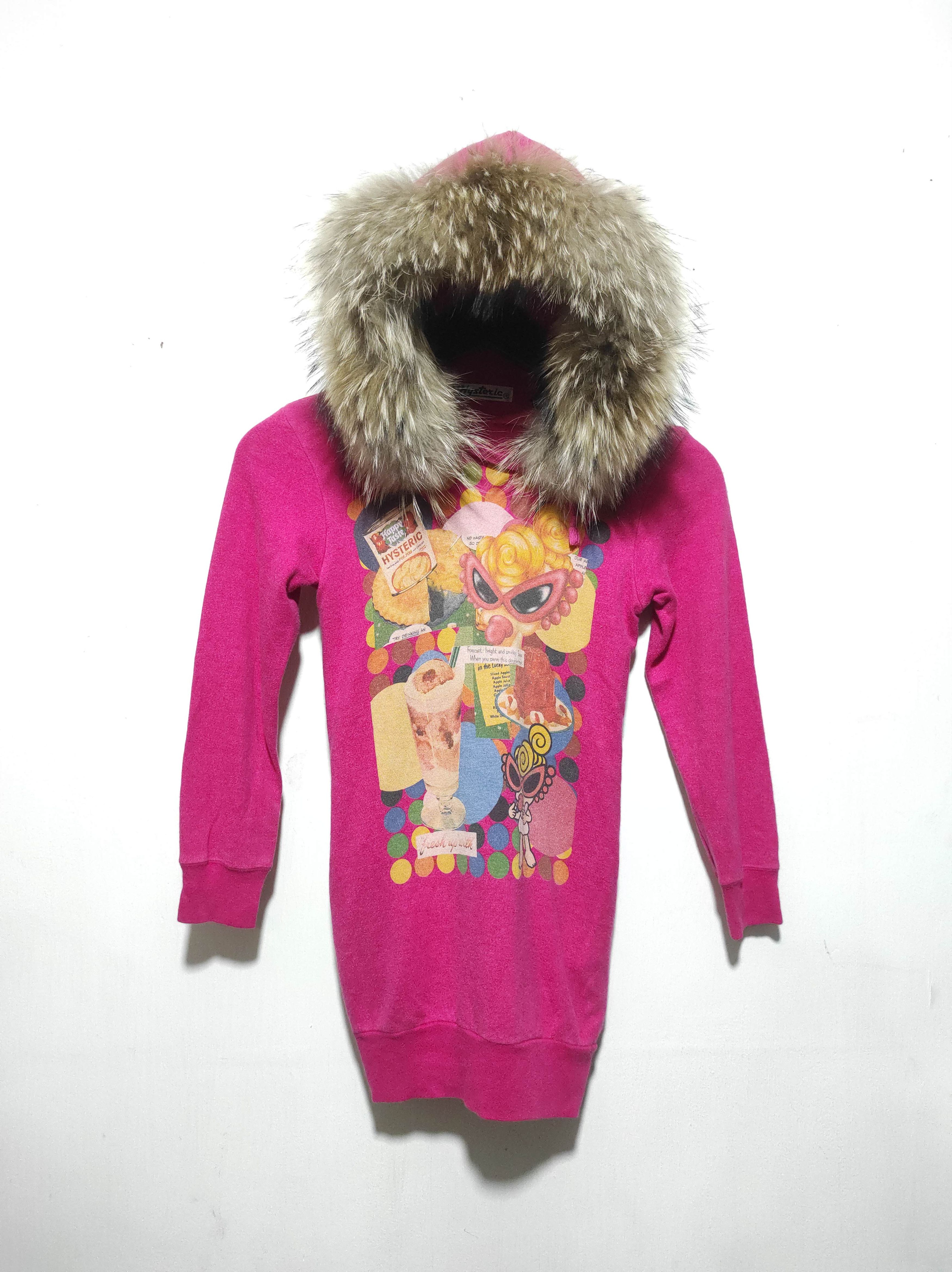 Hysteric Glamour Hysteric Kids Fur Hoodie i6w9 LBG style Size XXS / US 00 / IT 34 - 3 Thumbnail