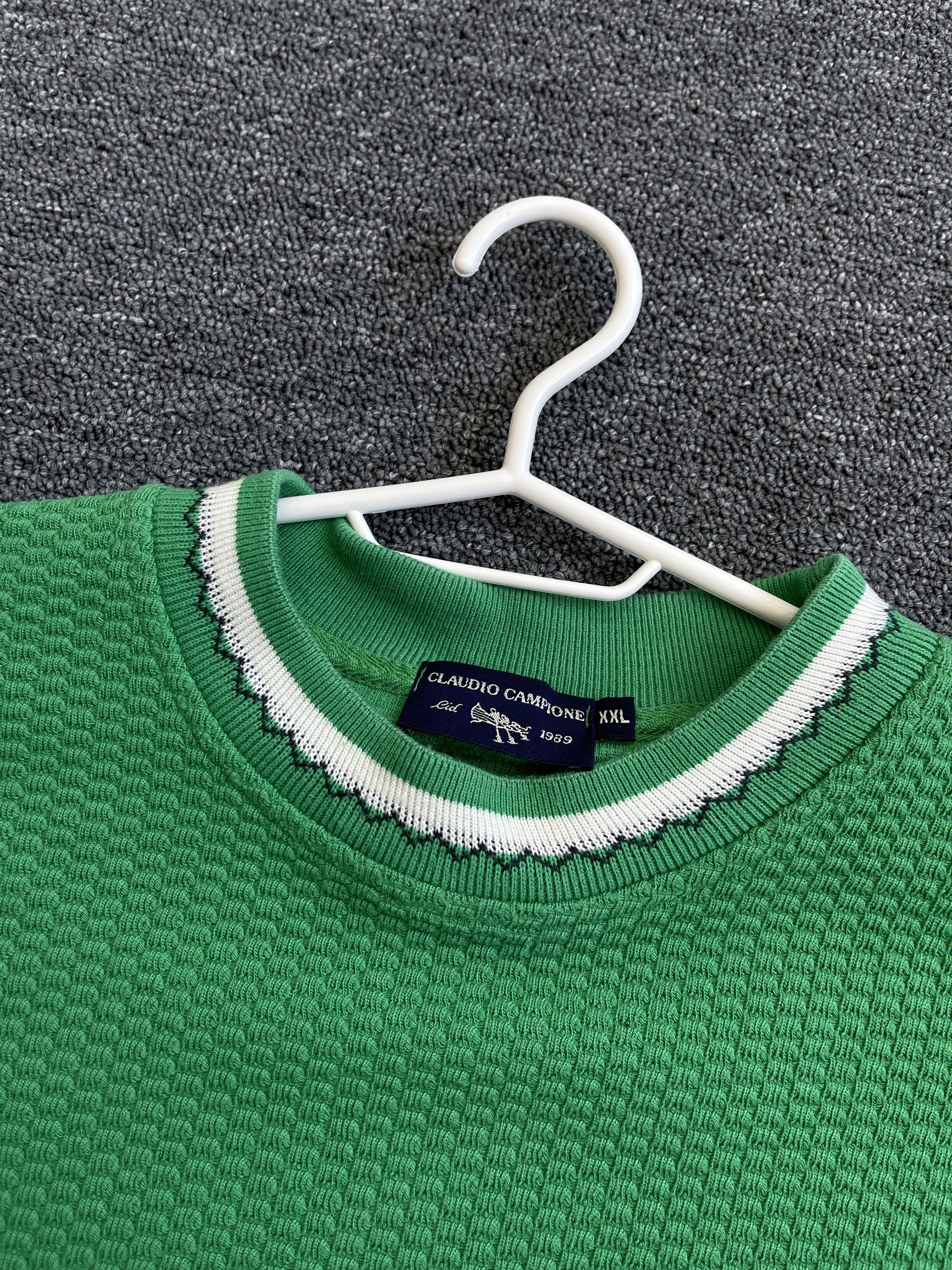 Vintage Vintage Waffle Retro Jumper Size US XXL / EU 58 / 5 - 3 Thumbnail