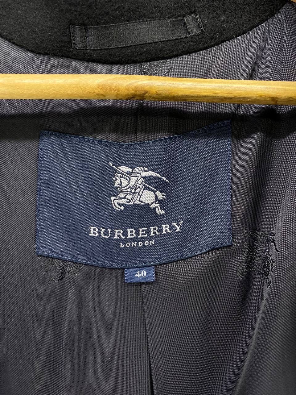 Burberry Vintage Burberry London Black Cashmere Long Jacket Size S / US 4 / IT 40 - 7 Thumbnail