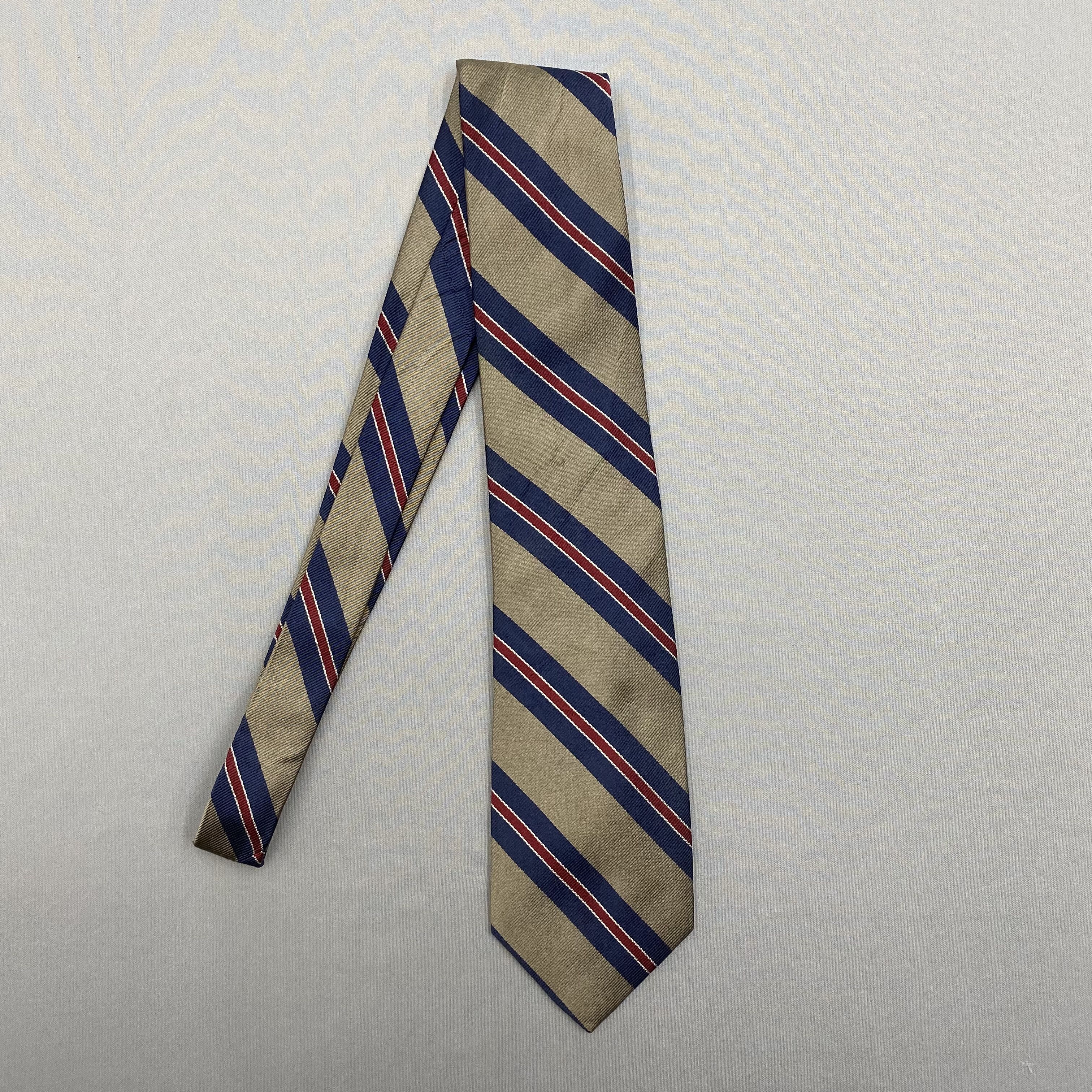 Aquascutum Vintage Aquascutum SILK Necktie Cravate Pure Silk Neck Tie Size ONE SIZE - 4 Thumbnail