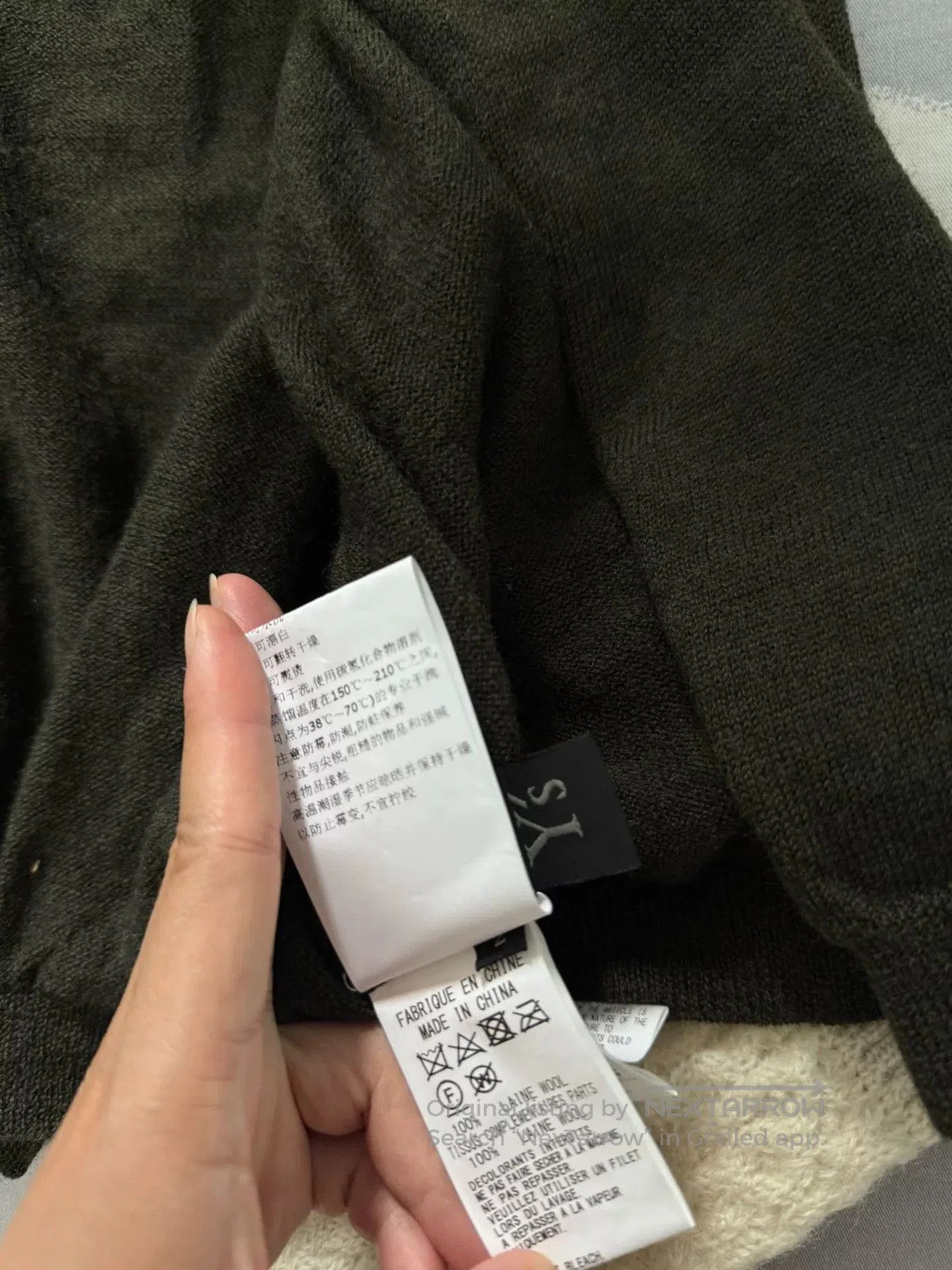 Y's Y's Colorblock Knit Short Jacket. Size M / US 6-8 / IT 42-44 - 5 Thumbnail