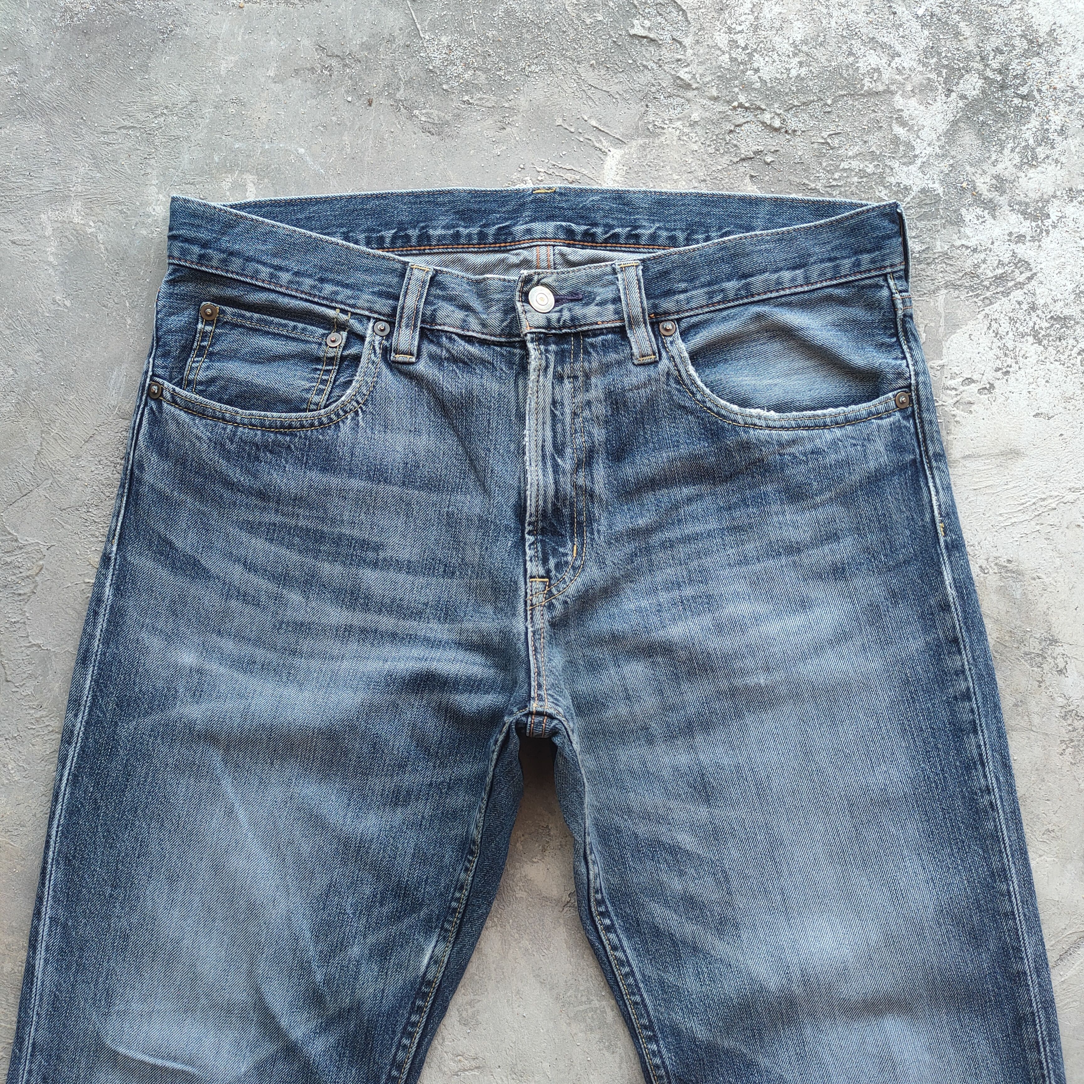 Japanese Brand W34 VINTAGE JAPANESE MUJI DISTRESSED FADED JEANS PANTS Size US 34 / EU 50 - 3 Thumbnail