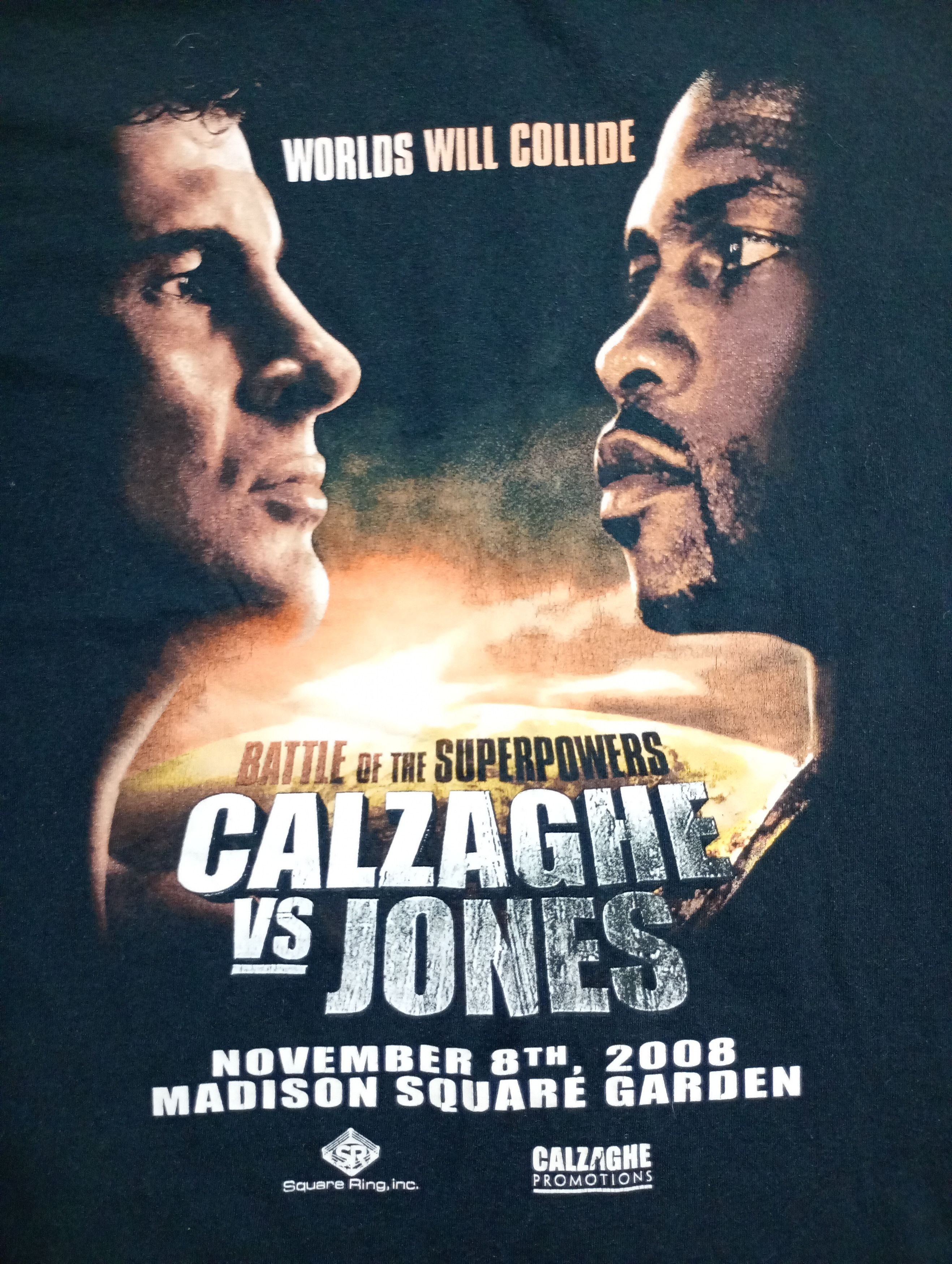 Gildan × Vintage Gildan Calzaghe vs Jones November 8th 2008 T-Shirt Size US M / EU 48-50 / 2 - 6 Thumbnail