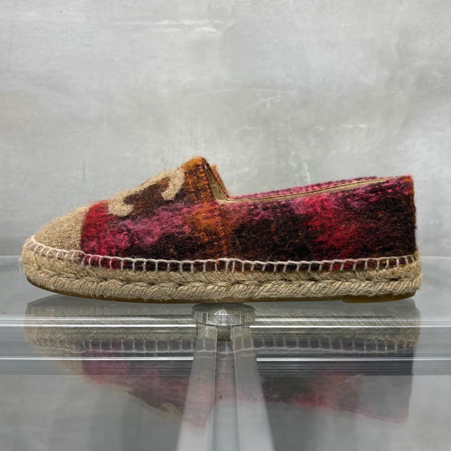 Chanel Chanel Retro Neon CC Wool Tweed Fisherman Shoes 39 Size US 8.5 / IT 38.5 - 3 Thumbnail