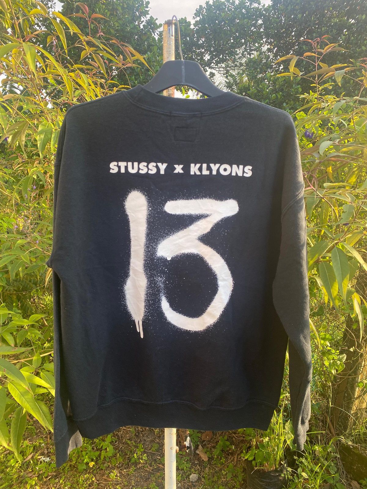Stussy Stüssy Klyons crewneck sweatshirt in black Size US M / EU 48-50 / 2 - 8 Thumbnail