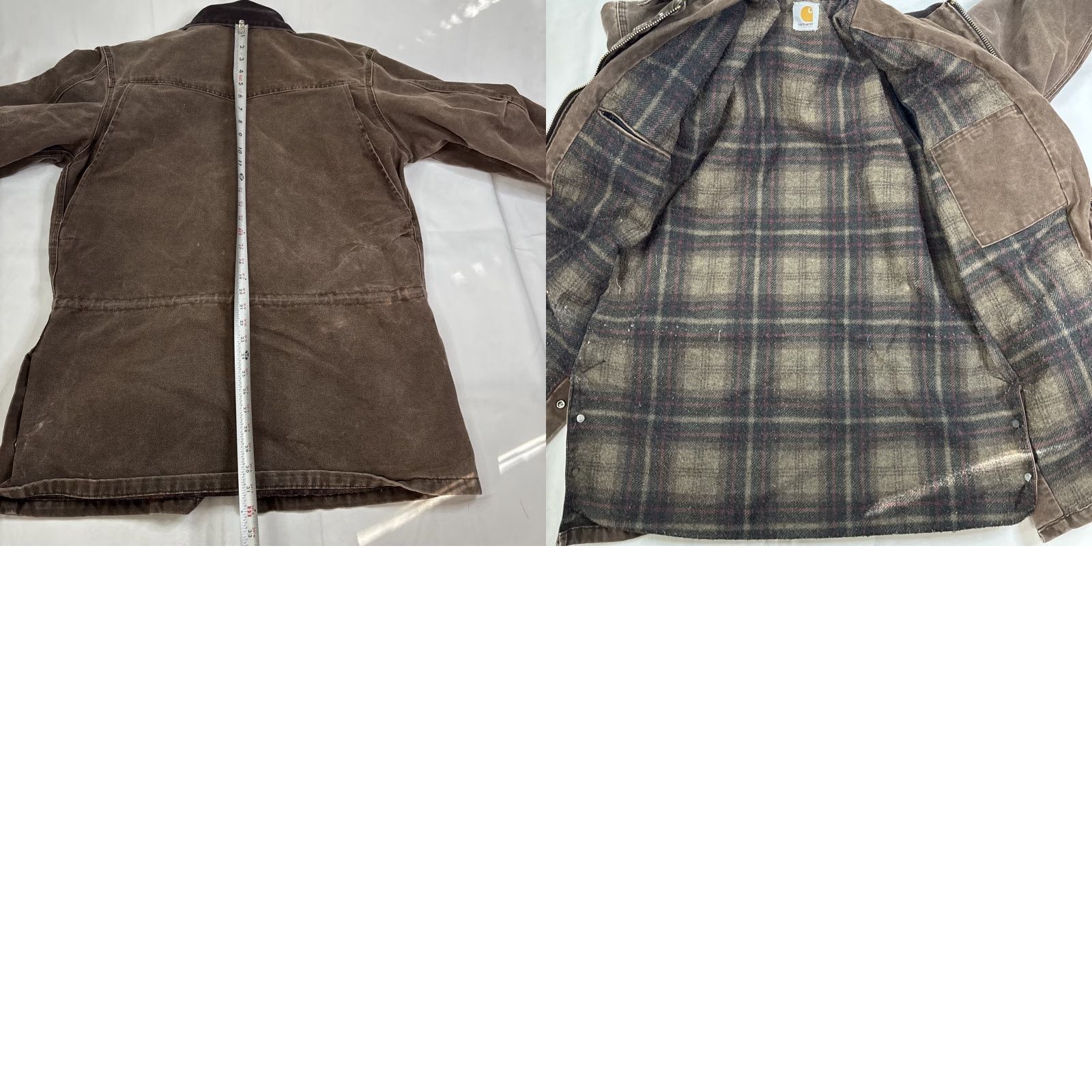Carhartt Carhartt Duck Barn Jacket Blanket Lined Coat XL Brown Workwear Men Size US XL / EU 56 / 4 - 8 Thumbnail